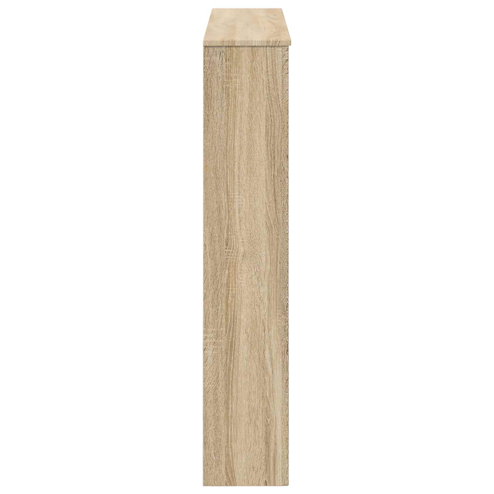 Cornice per camino Rovere Sonoma 102 x 20 x 102 cm