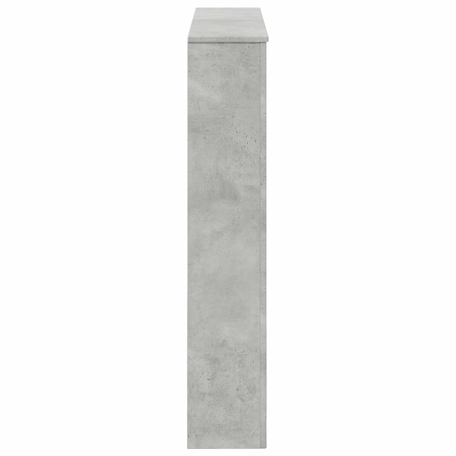 Cornice per camino Grigio Cemento 102 x 20 x 102 cm