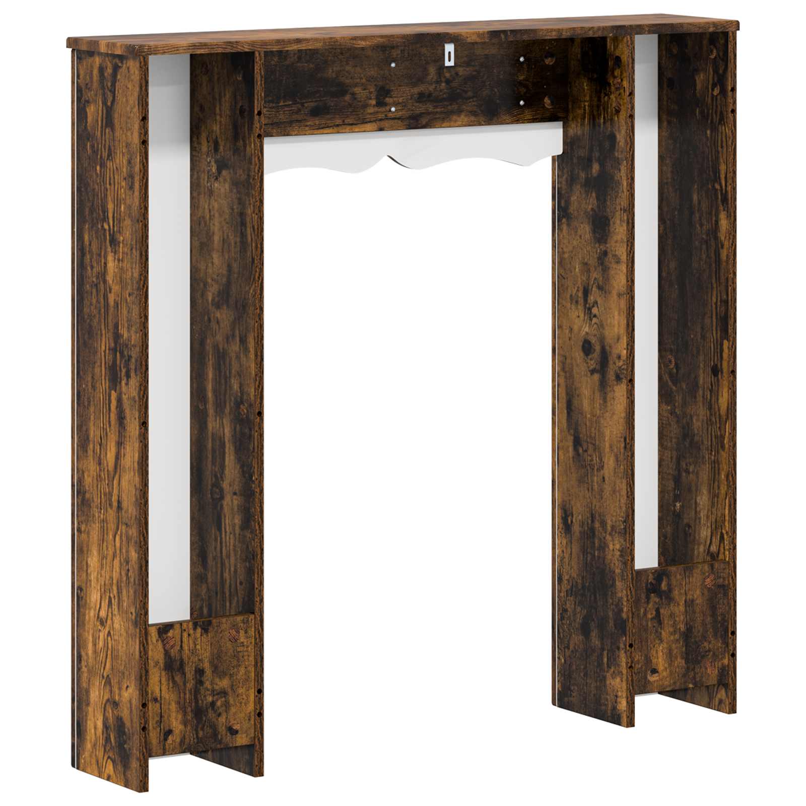 Cornice per camino Rovere Fumo 102 x 20 x 102 cm
