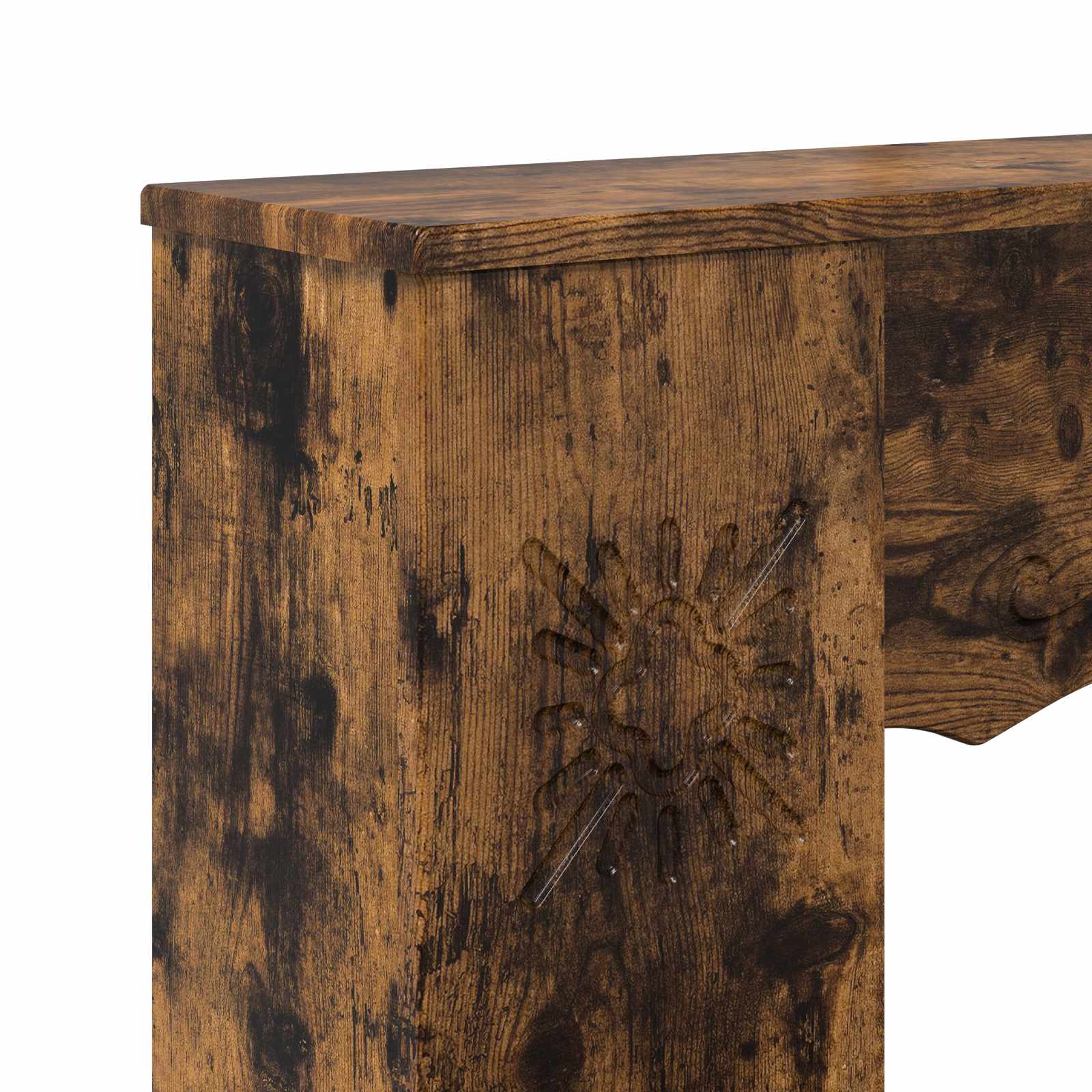 Cornice per camino Rovere Fumo 102 x 20 x 102 cm