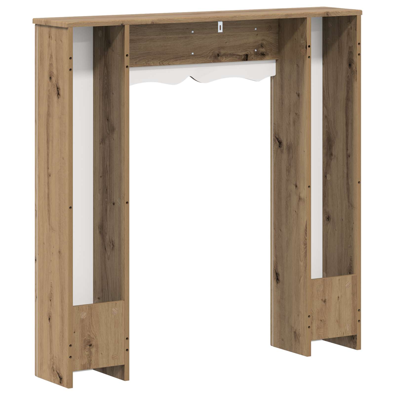 Cornice per camino Rovere Artigianale 102 x 20 x 102 cm