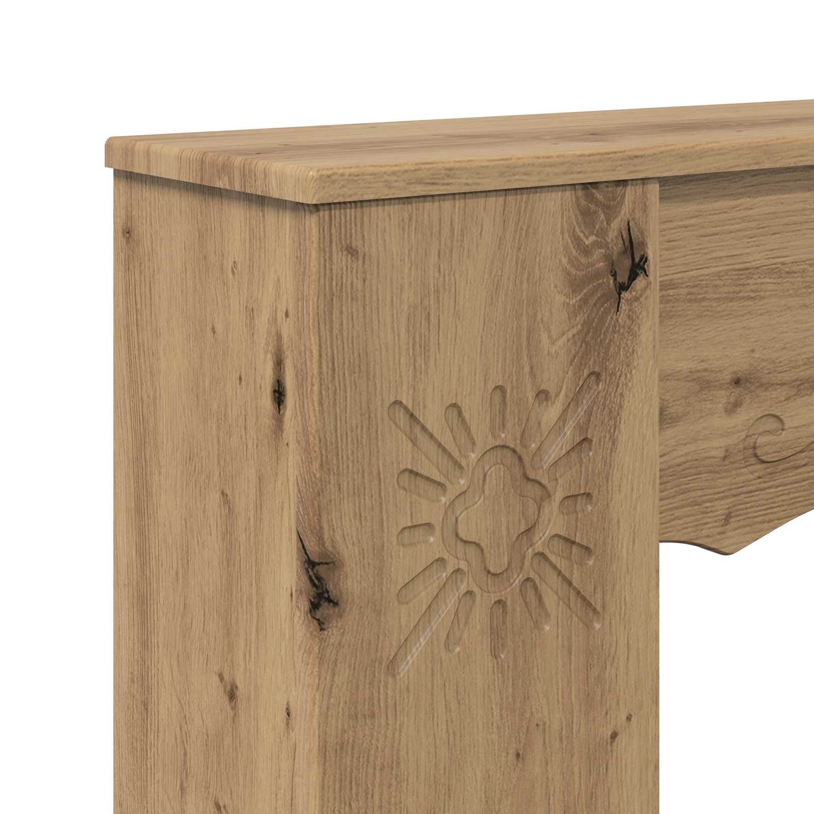 Cornice per camino Rovere Artigianale 102 x 20 x 102 cm