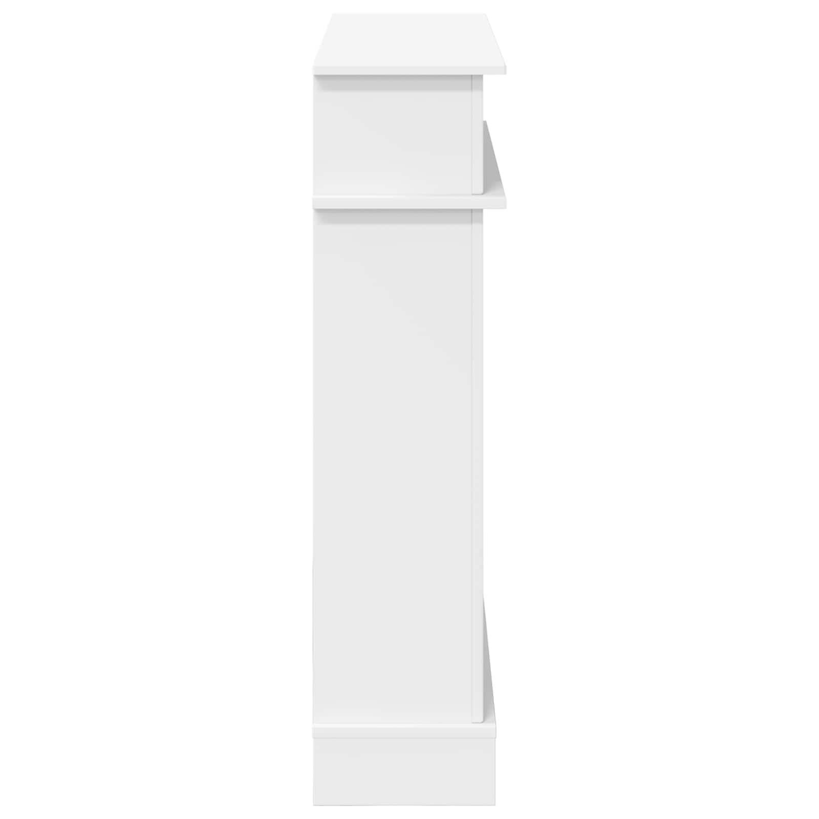 Cornice per camino Bianco 102 x 26 x 100 cm