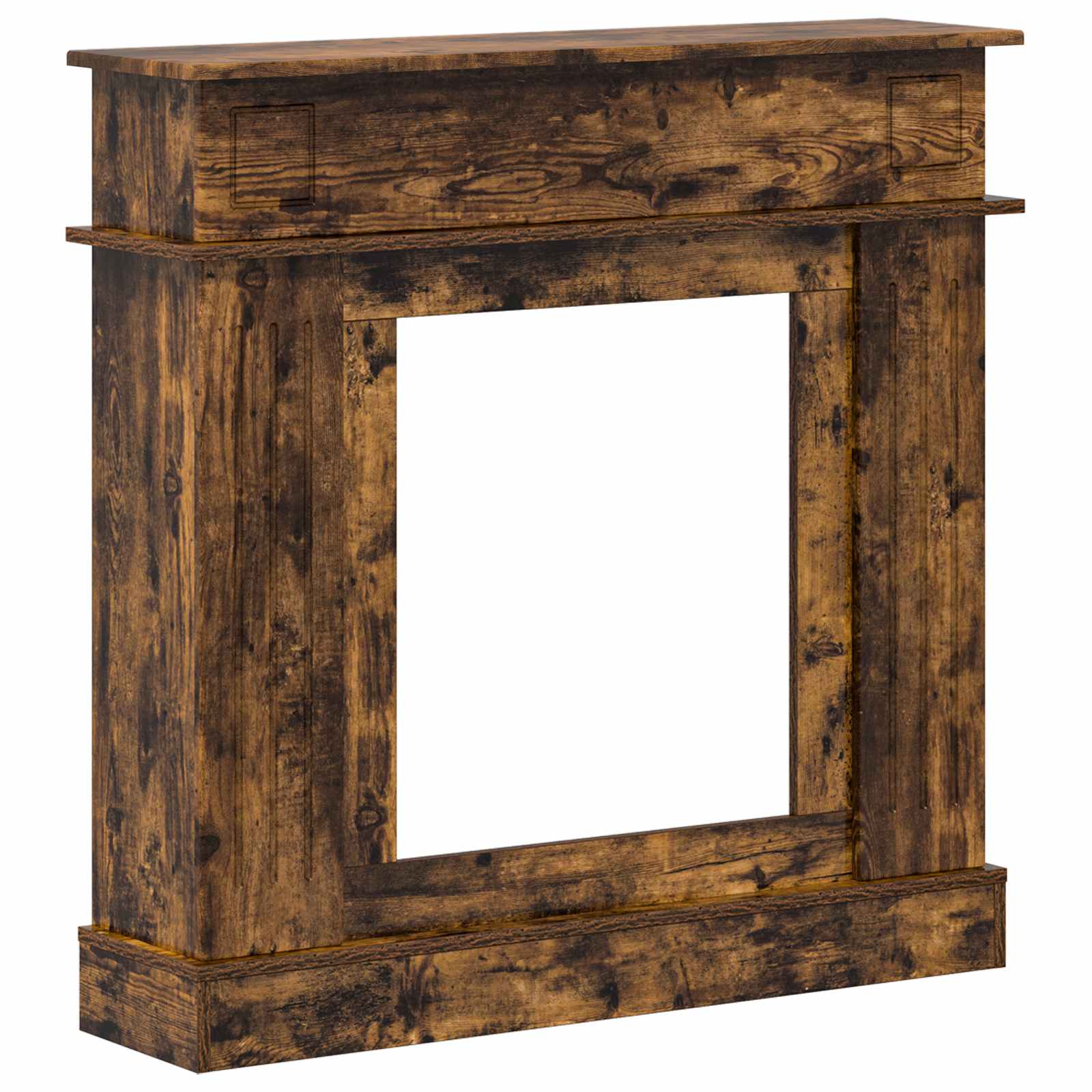 Cornice per camino Rovere Fumo 102 x 26 x 100 cm
