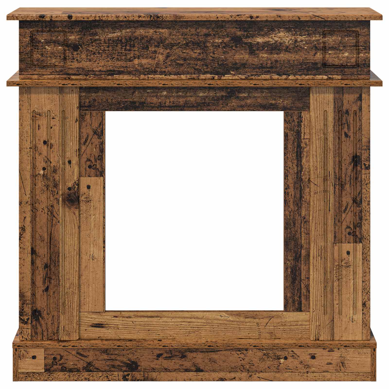 Cornice per camino Legno antico 102 x 26 x 100 cm