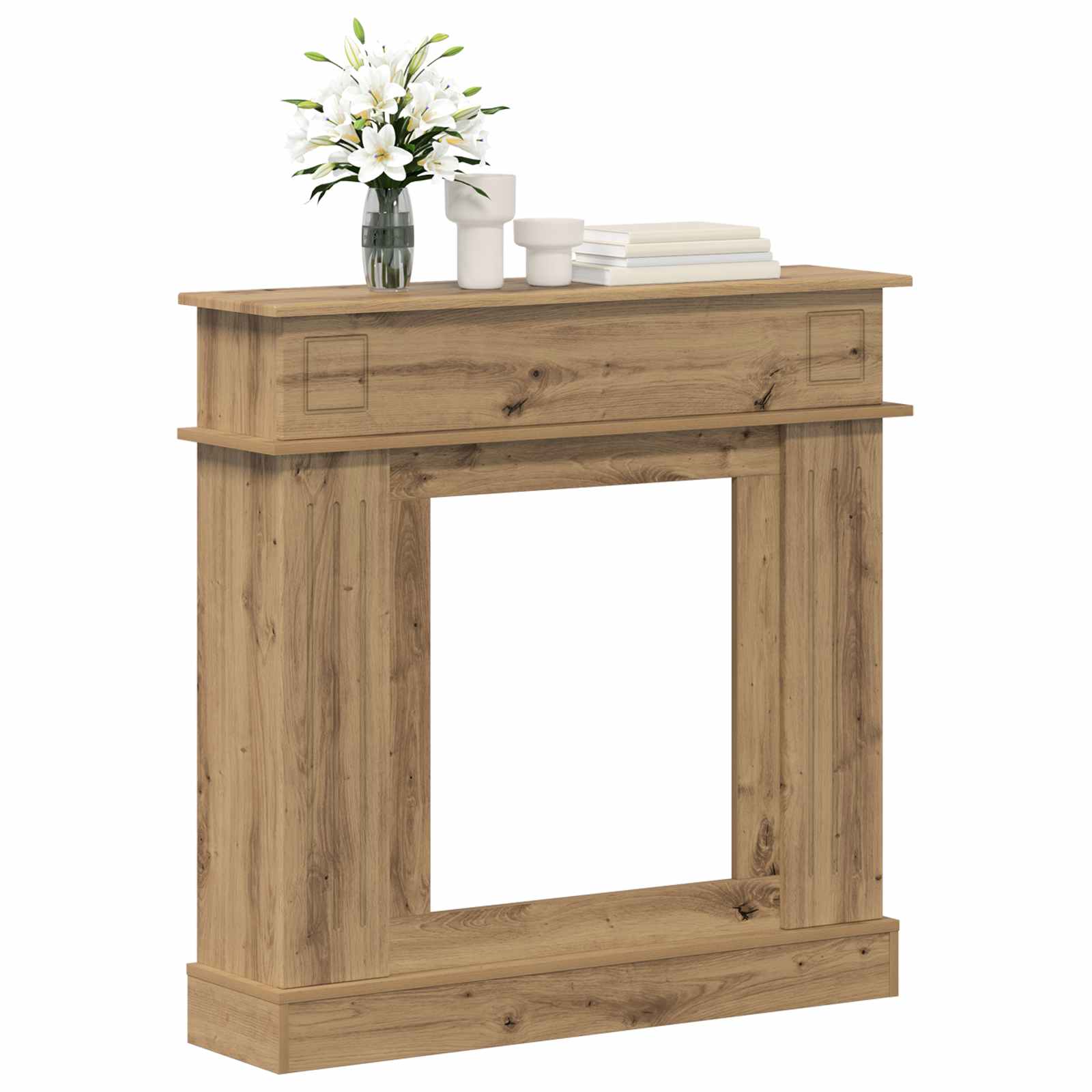 Cornice per camino Rovere Artigianale 102 x 26 x 100 cm