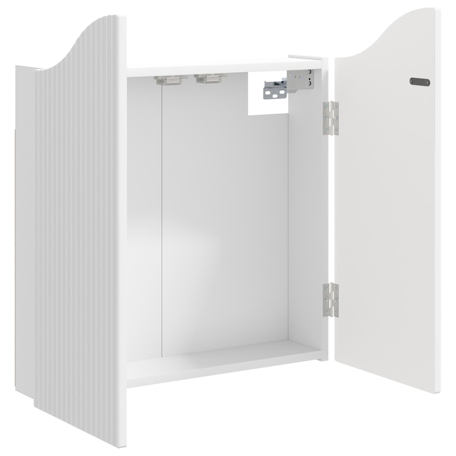Armadio per Dartboard Bianco 56 x 12 x 63 cm