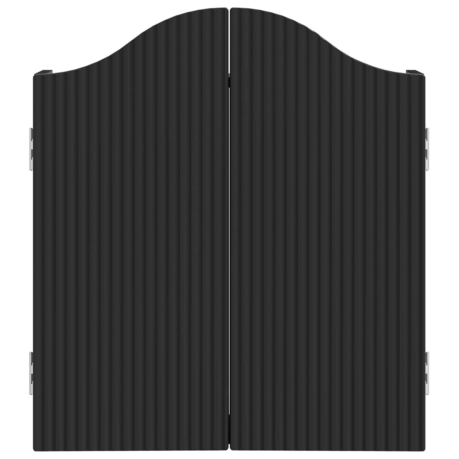 Armadio per Dartboard Nero 56 x 12 x 63 cm Legno ingegnerizzato