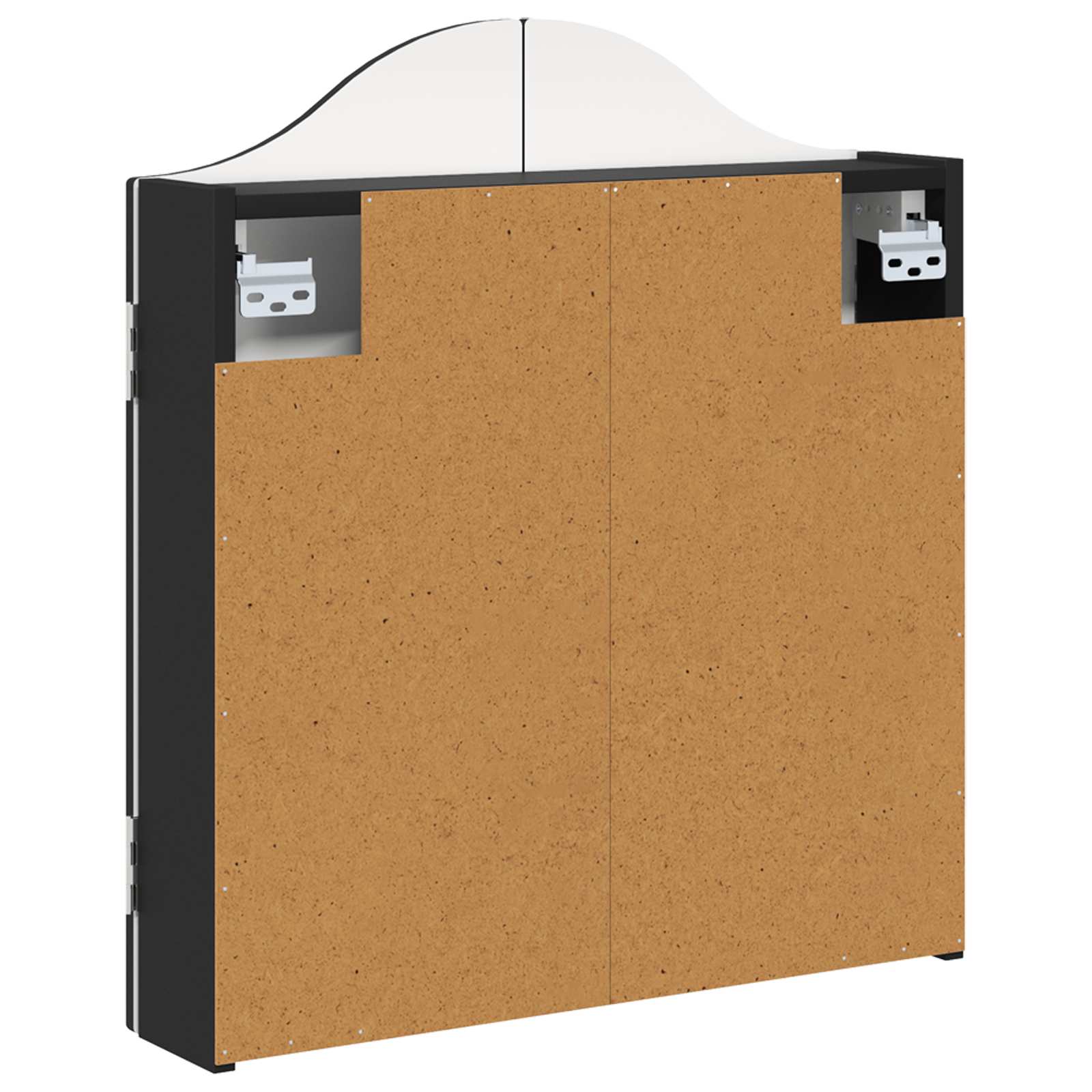 Armadio per Dartboard Nero 56 x 12 x 63 cm Legno ingegnerizzato