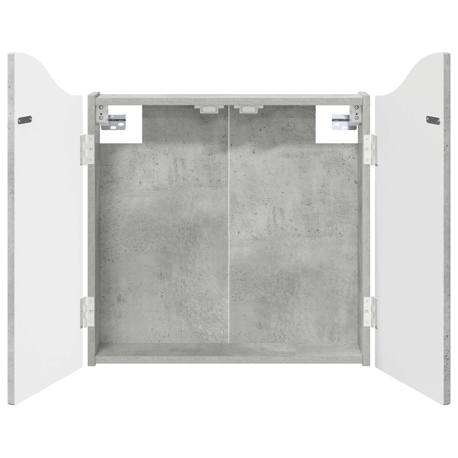 Armadio per Dartboard Grigio Cemento 56 x 12 x 63 cm