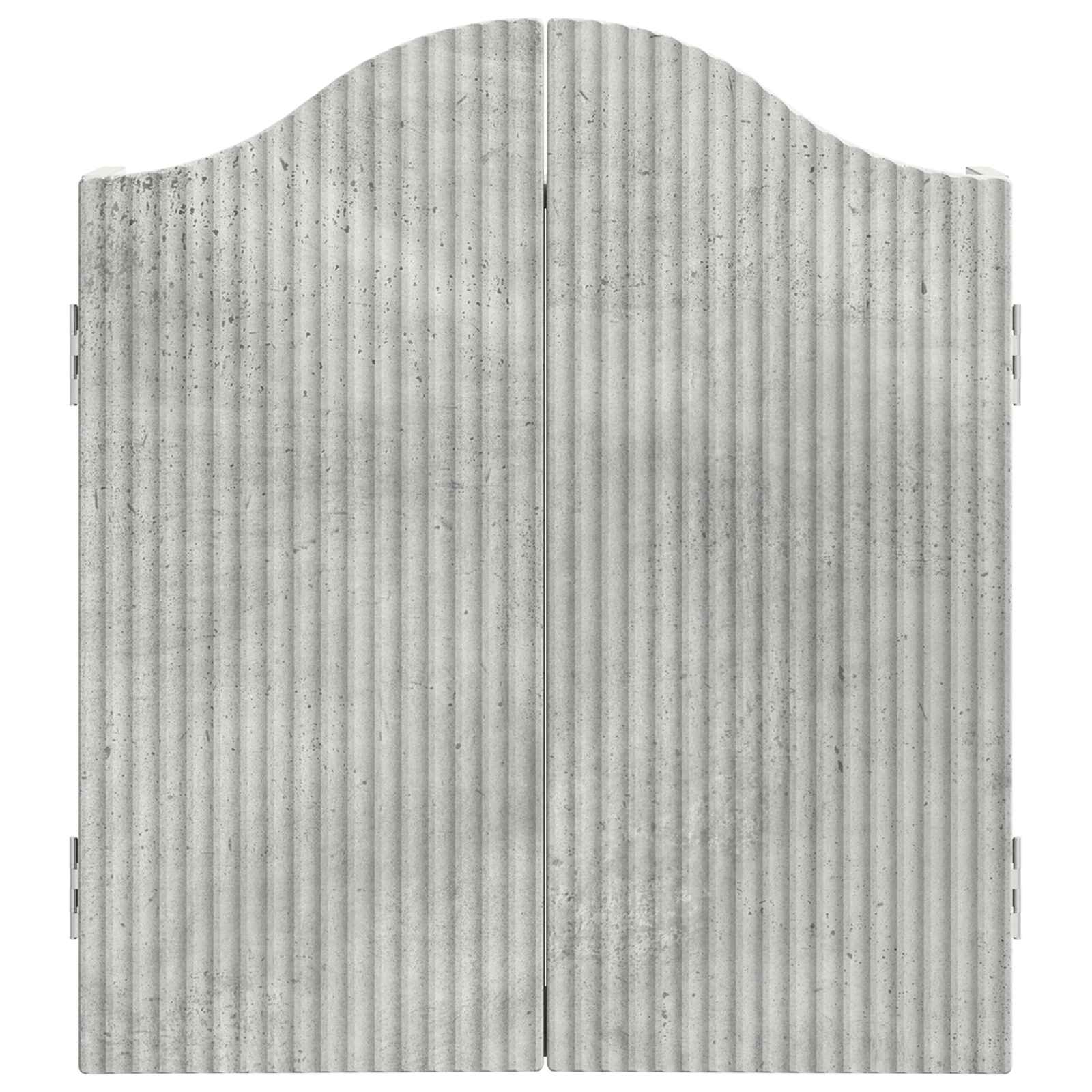 Armadio per Dartboard Grigio Cemento 56 x 12 x 63 cm
