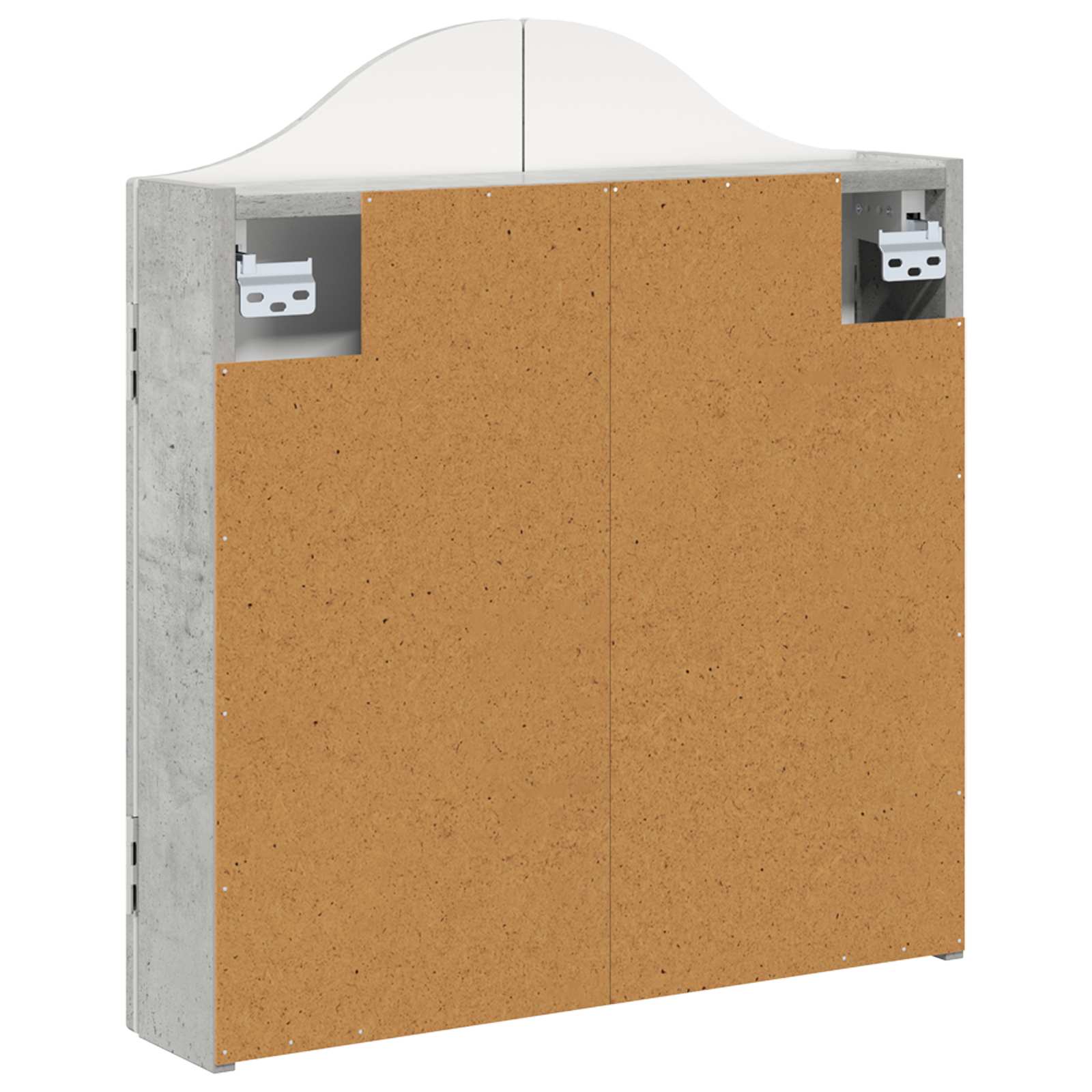 Armadio per Dartboard Grigio Cemento 56 x 12 x 63 cm