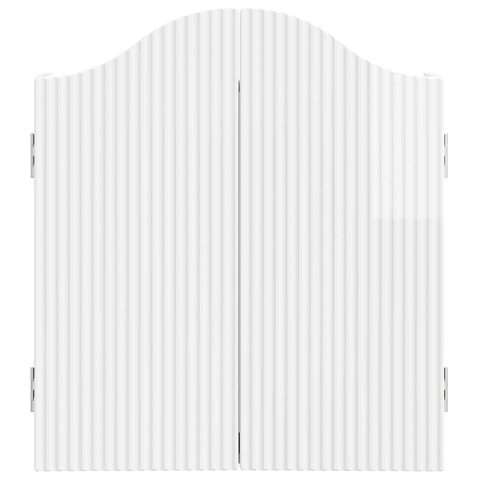 Armadio per Dartboard Bianco Lucido 56 x 12 x 63 cm