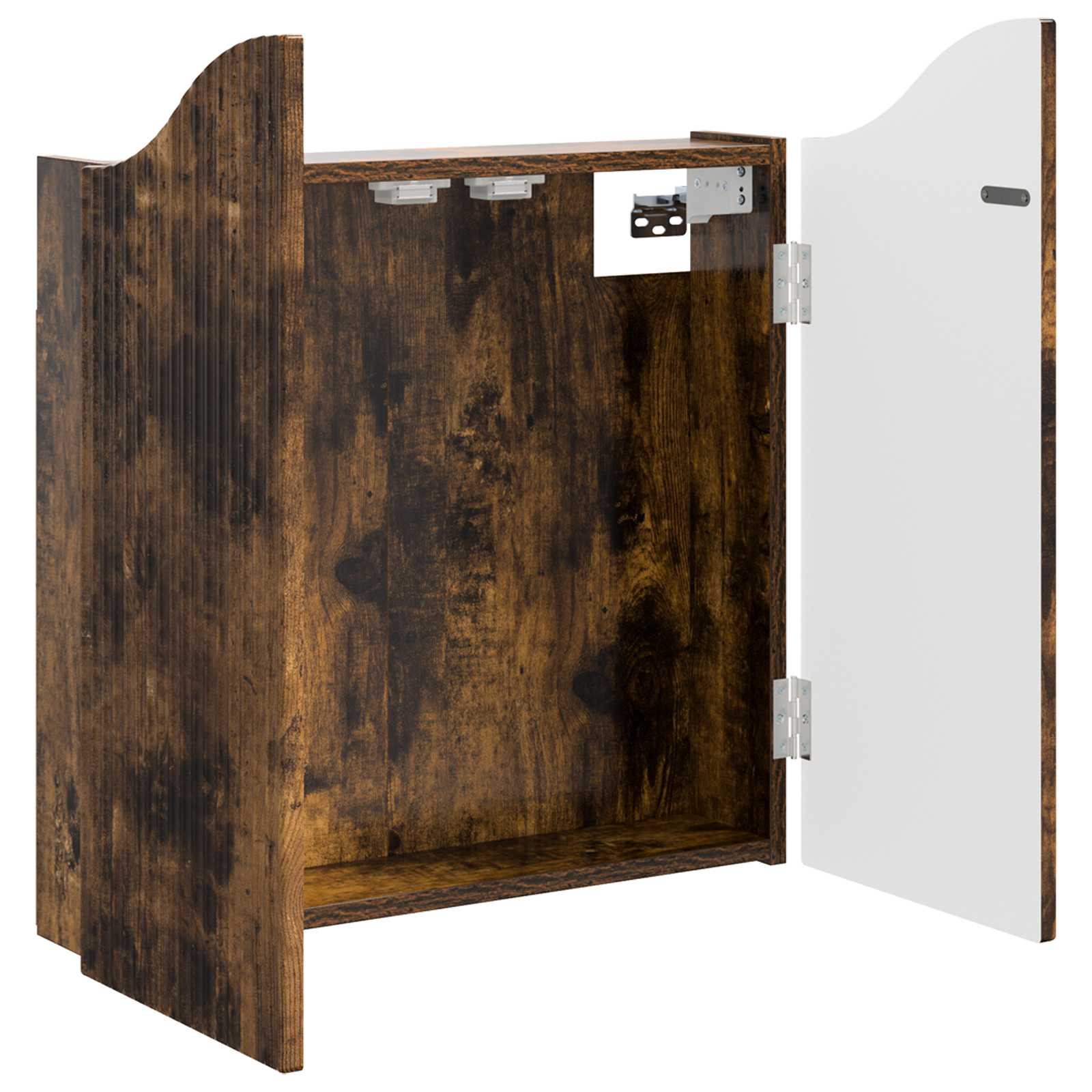 Armadio per Dartboard Rovere Fumo 56 x 12 x 63 cm