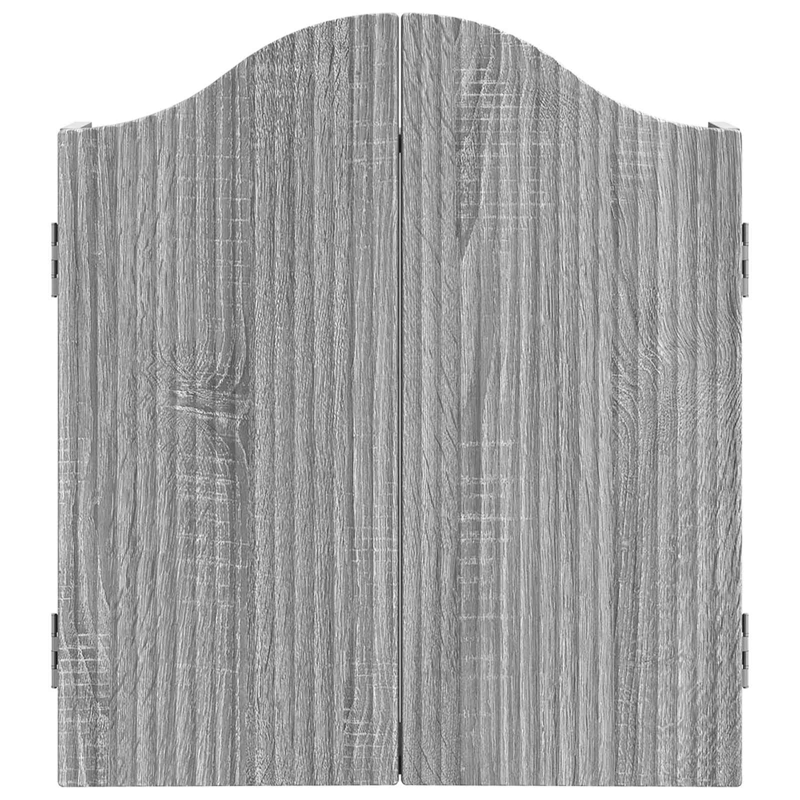 Armadio per Dartboard Sonoma grigio 56 x 12 x 63 cm