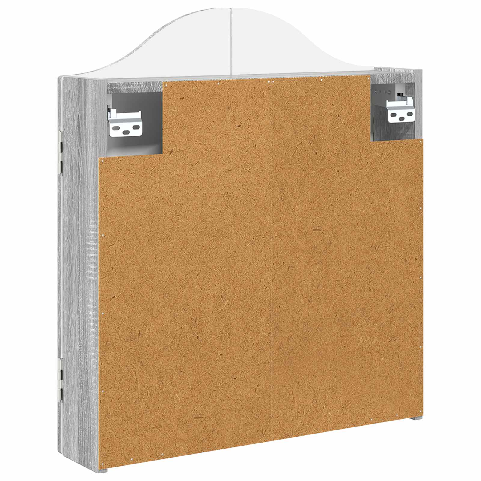 Armadio per Dartboard Sonoma grigio 56 x 12 x 63 cm