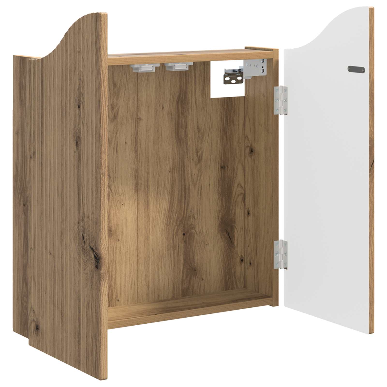 Armadio per Dartboard Rovere Artigianale 56 x 12 x 63 cm