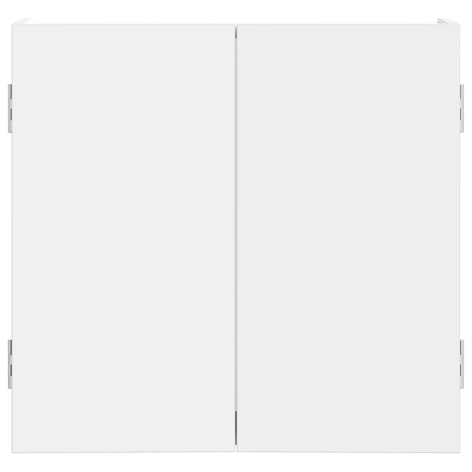 Armadio per Dartboard Bianco 56 x 12 x 53,5 cm