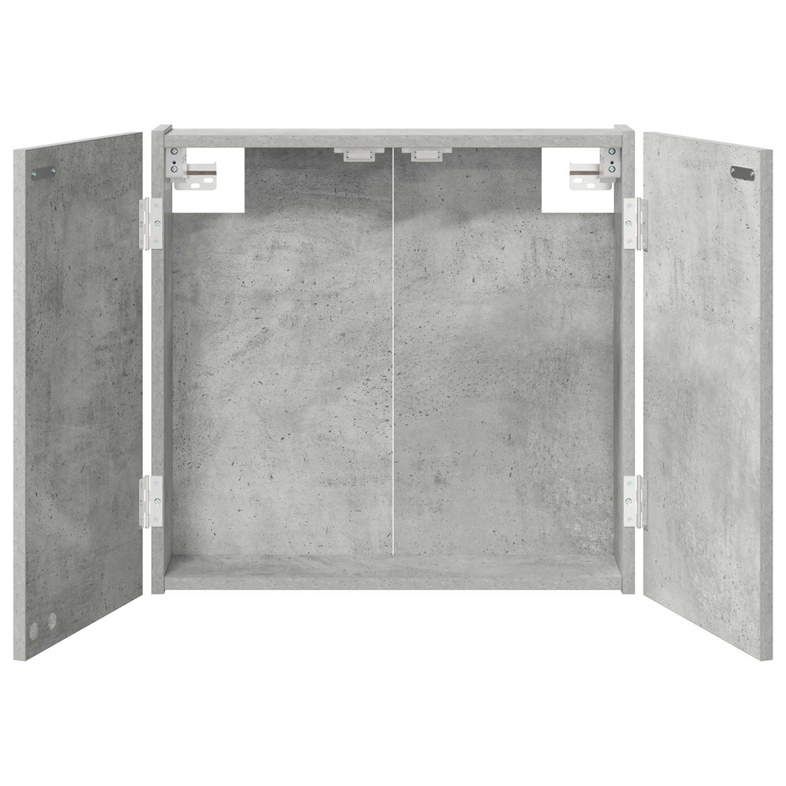 Armadio per Dartboard Grigio Cemento 56 x 12 x 53,5 cm