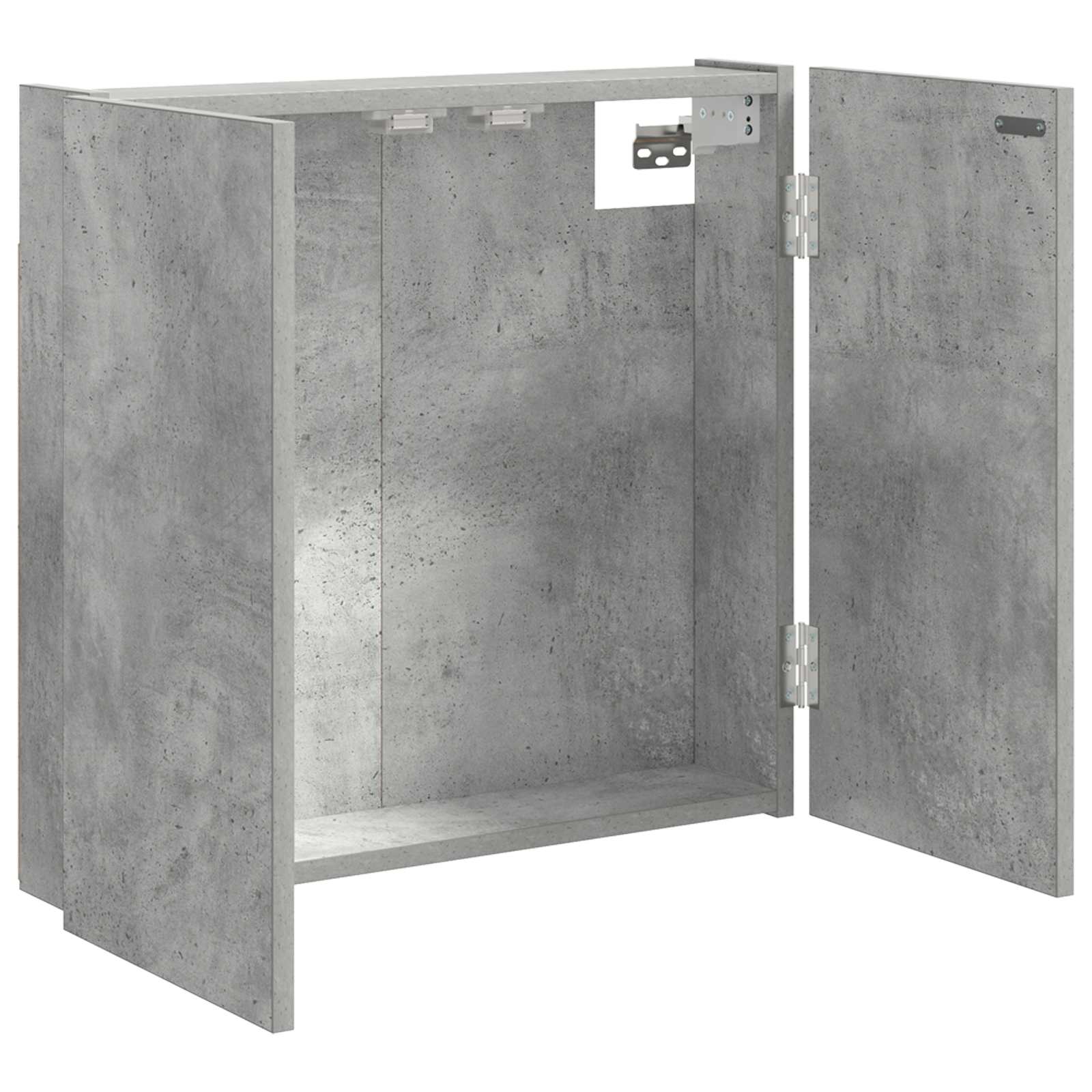 Armadio per Dartboard Grigio Cemento 56 x 12 x 53,5 cm