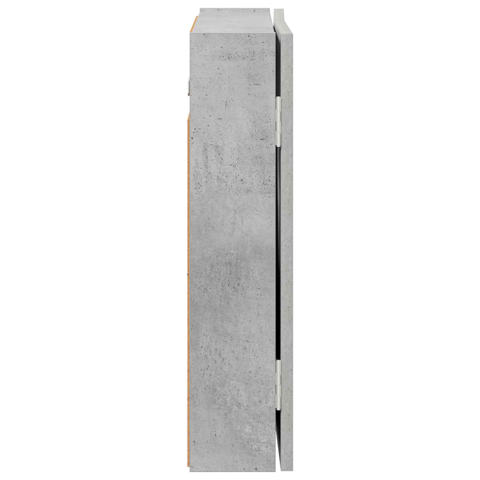 Armadio per Dartboard Grigio Cemento 56 x 12 x 53,5 cm