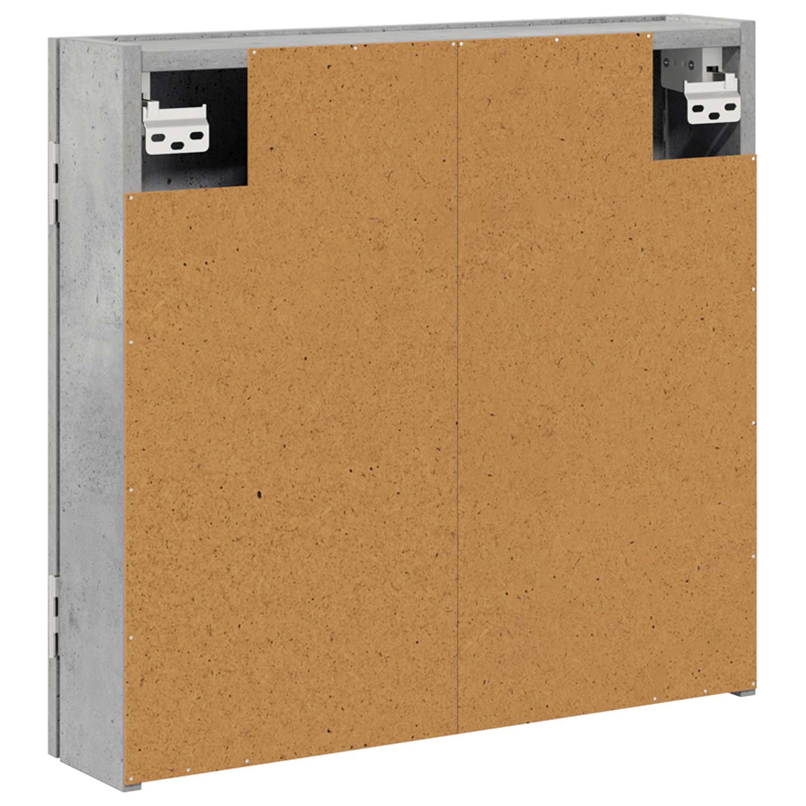 Armadio per Dartboard Grigio Cemento 56 x 12 x 53,5 cm