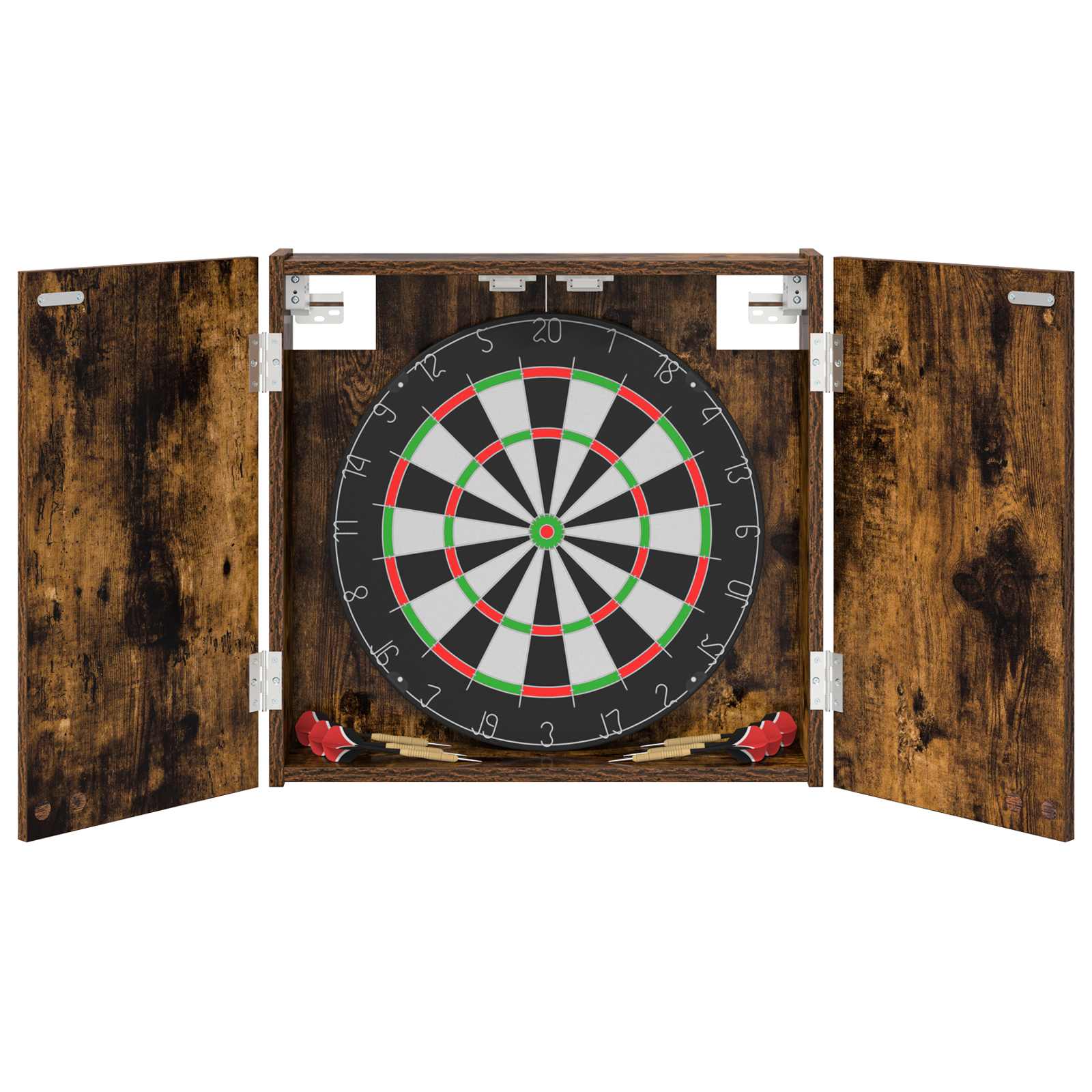 Armadio per Dartboard Rovere Fumo 56 x 12 x 53,5 cm