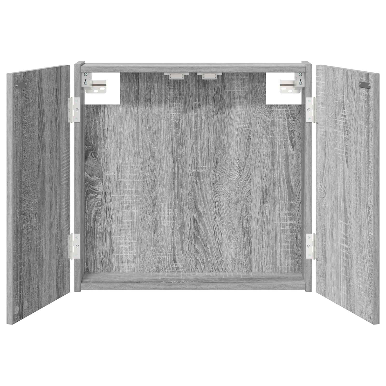 Armadio per Dartboard Sonoma grigio 56 x 12 x 53,5 cm