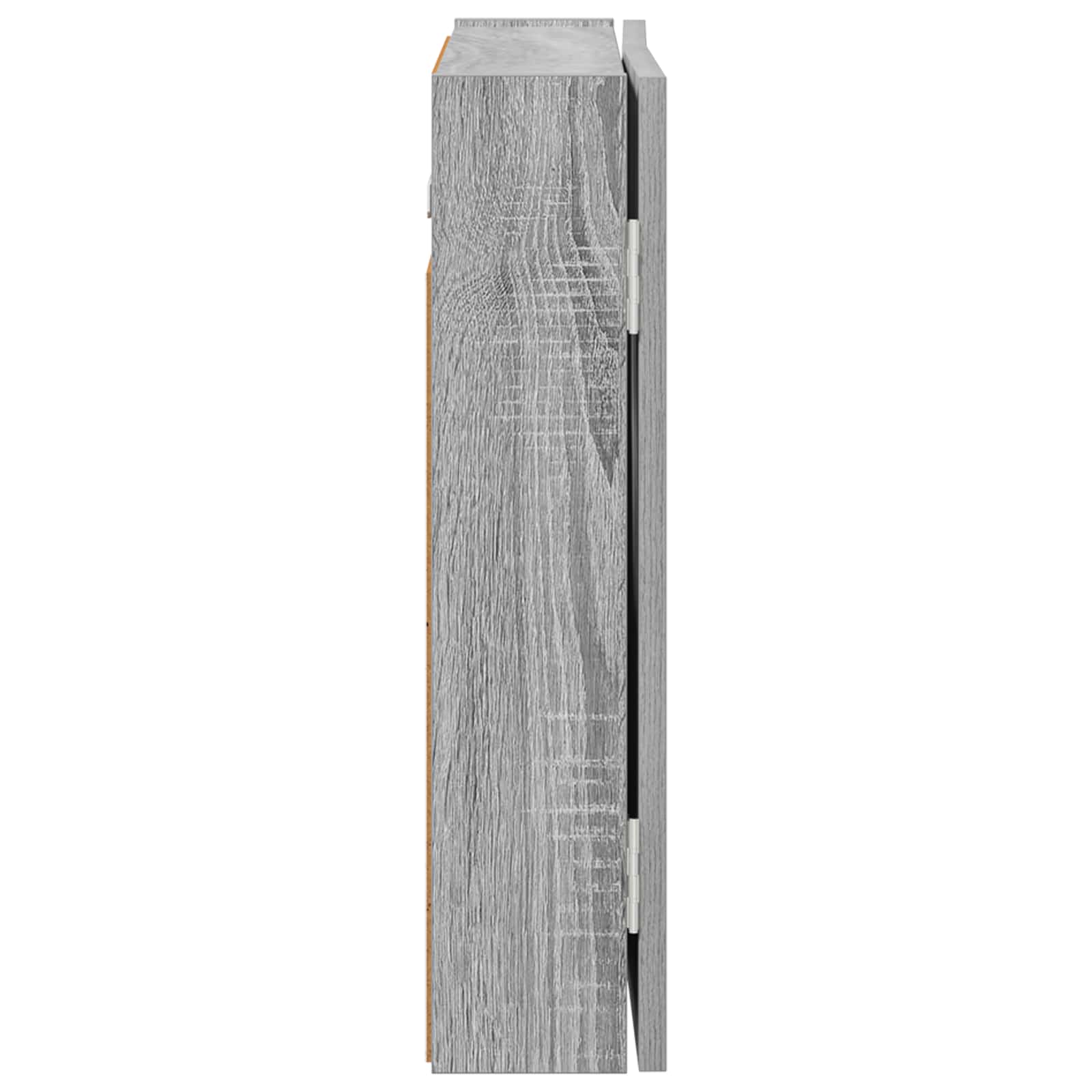 Armadio per Dartboard Sonoma grigio 56 x 12 x 53,5 cm