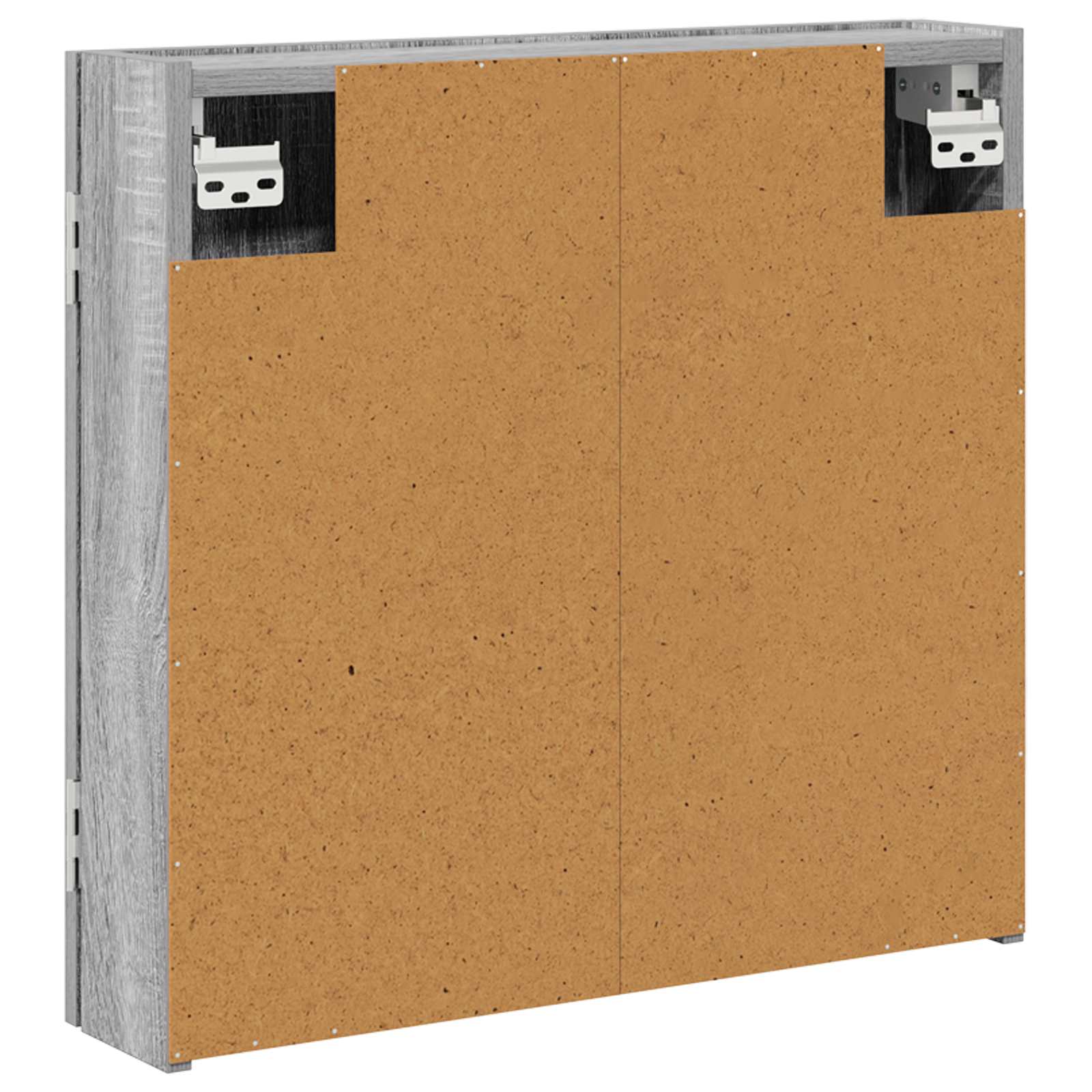 Armadio per Dartboard Sonoma grigio 56 x 12 x 53,5 cm