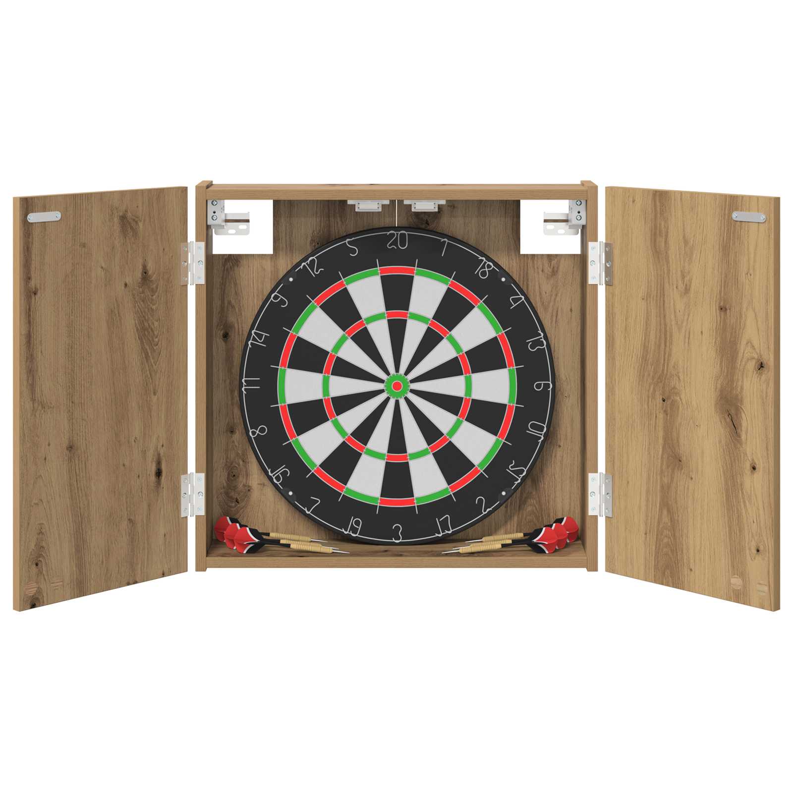 Armadio per Dartboard Rovere Artigianale 56 x 12 x 53,5 cm