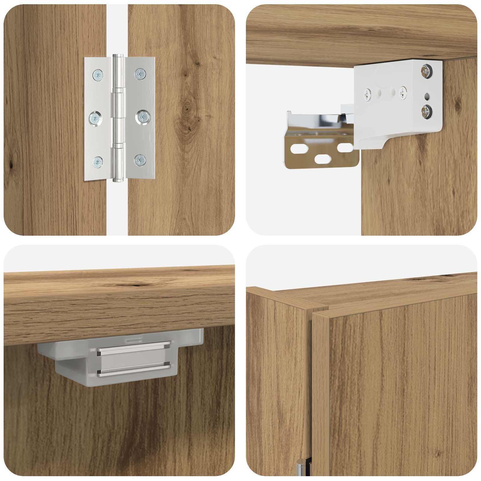 Armadio per Dartboard Rovere Artigianale 56 x 12 x 53,5 cm