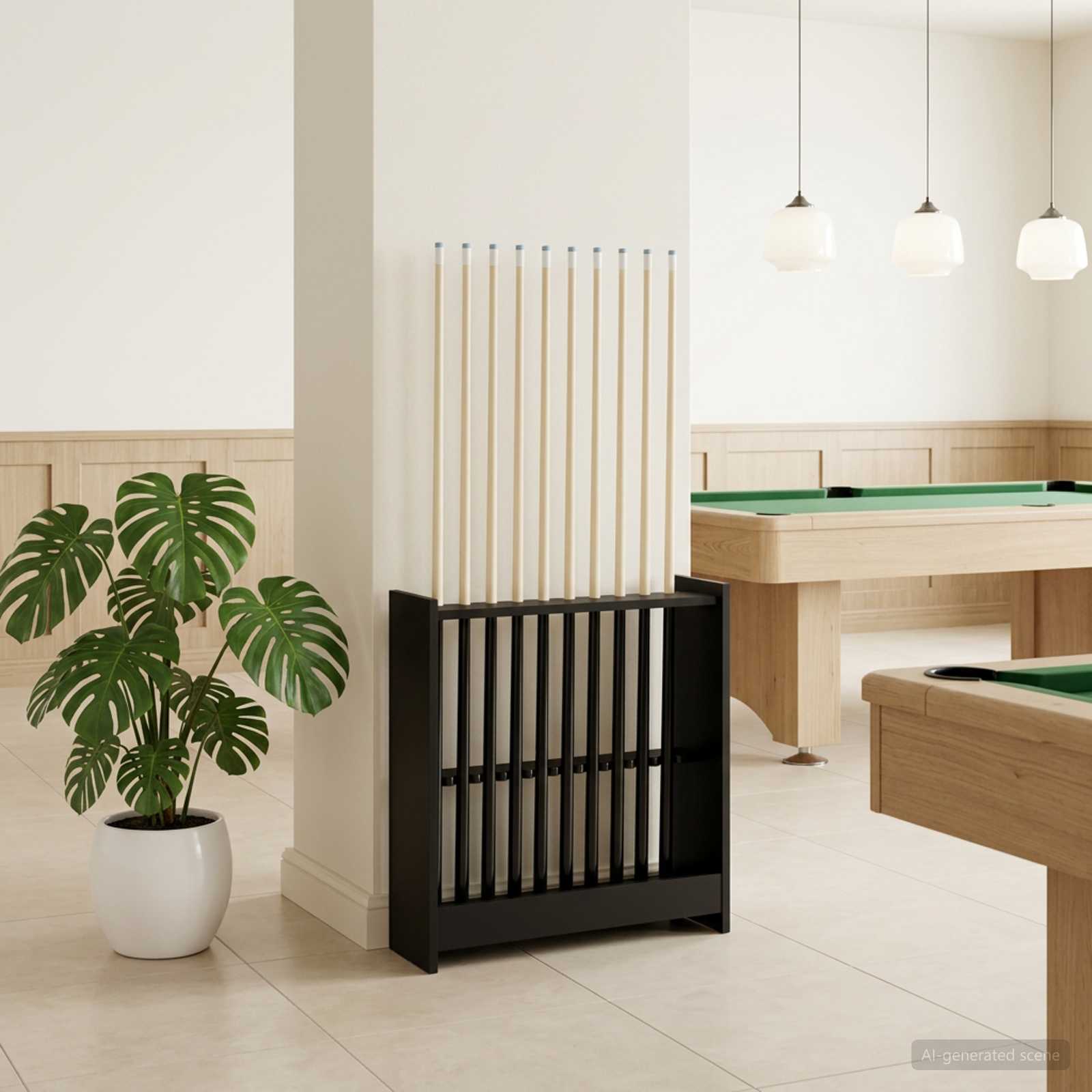 Supporto per stecche da biliardo Legno ingegnerizzato