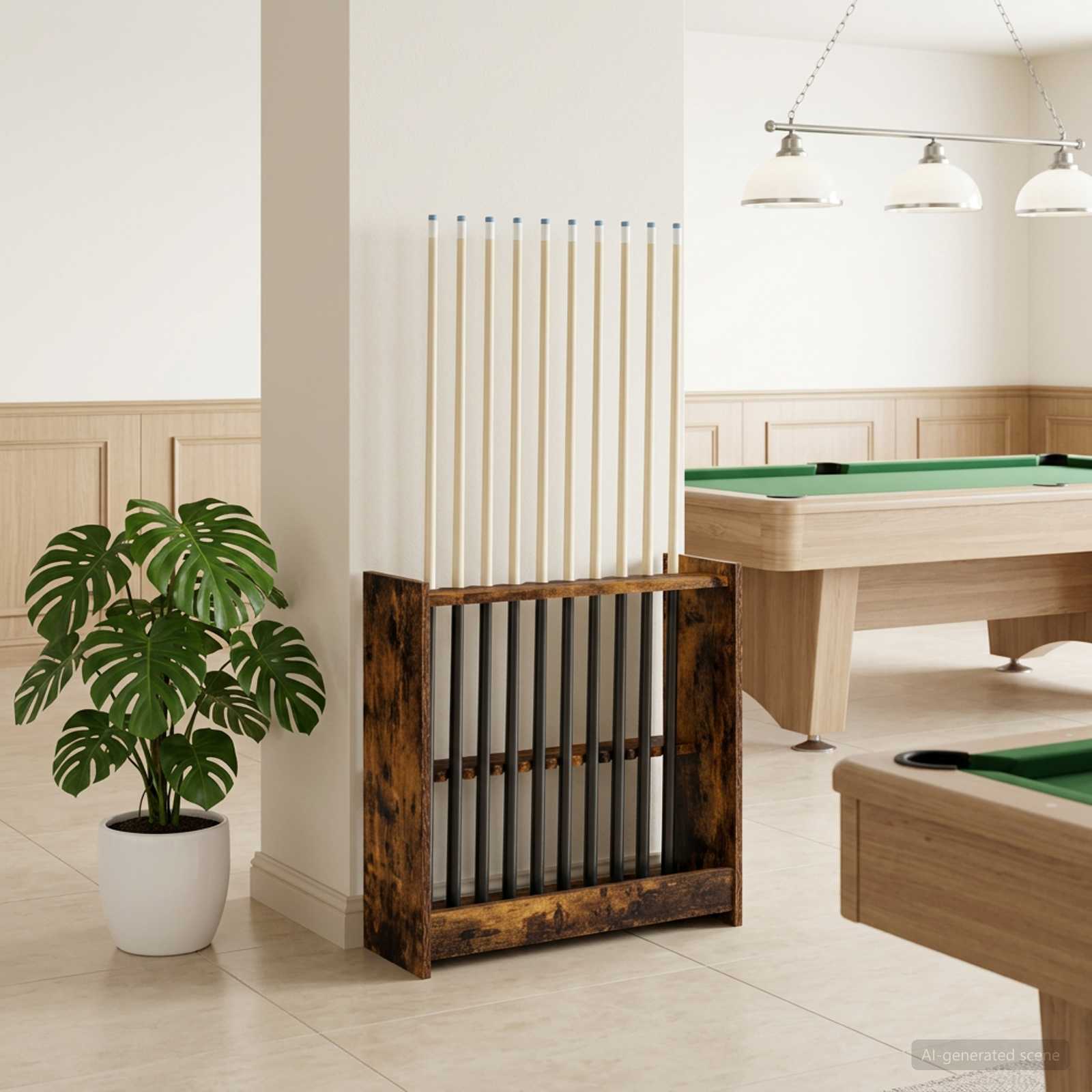 Supporto per stecche da biliardo Legno ingegnerizzato