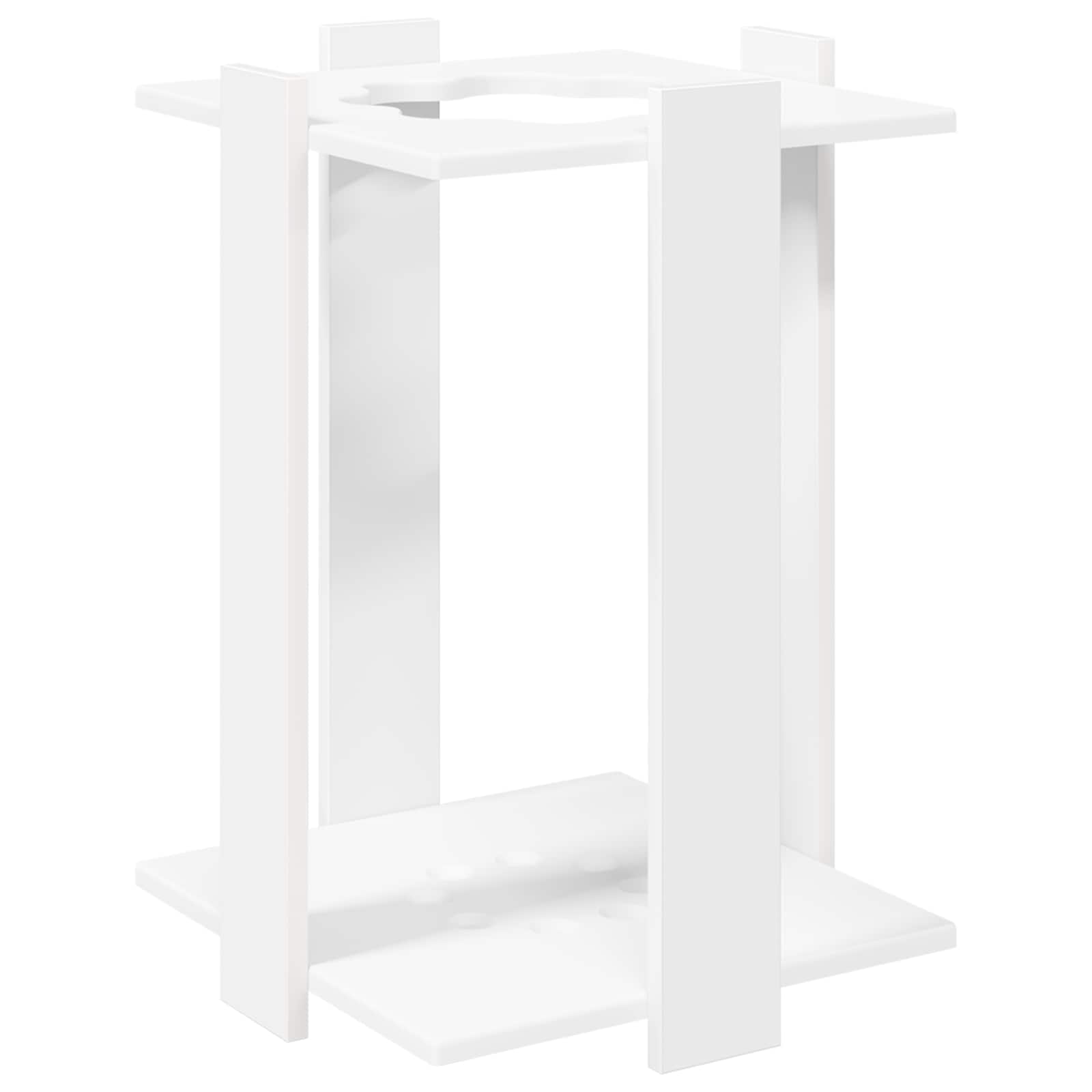 Supporto per stecche da biliardo Legno ingegnerizzato Bianco