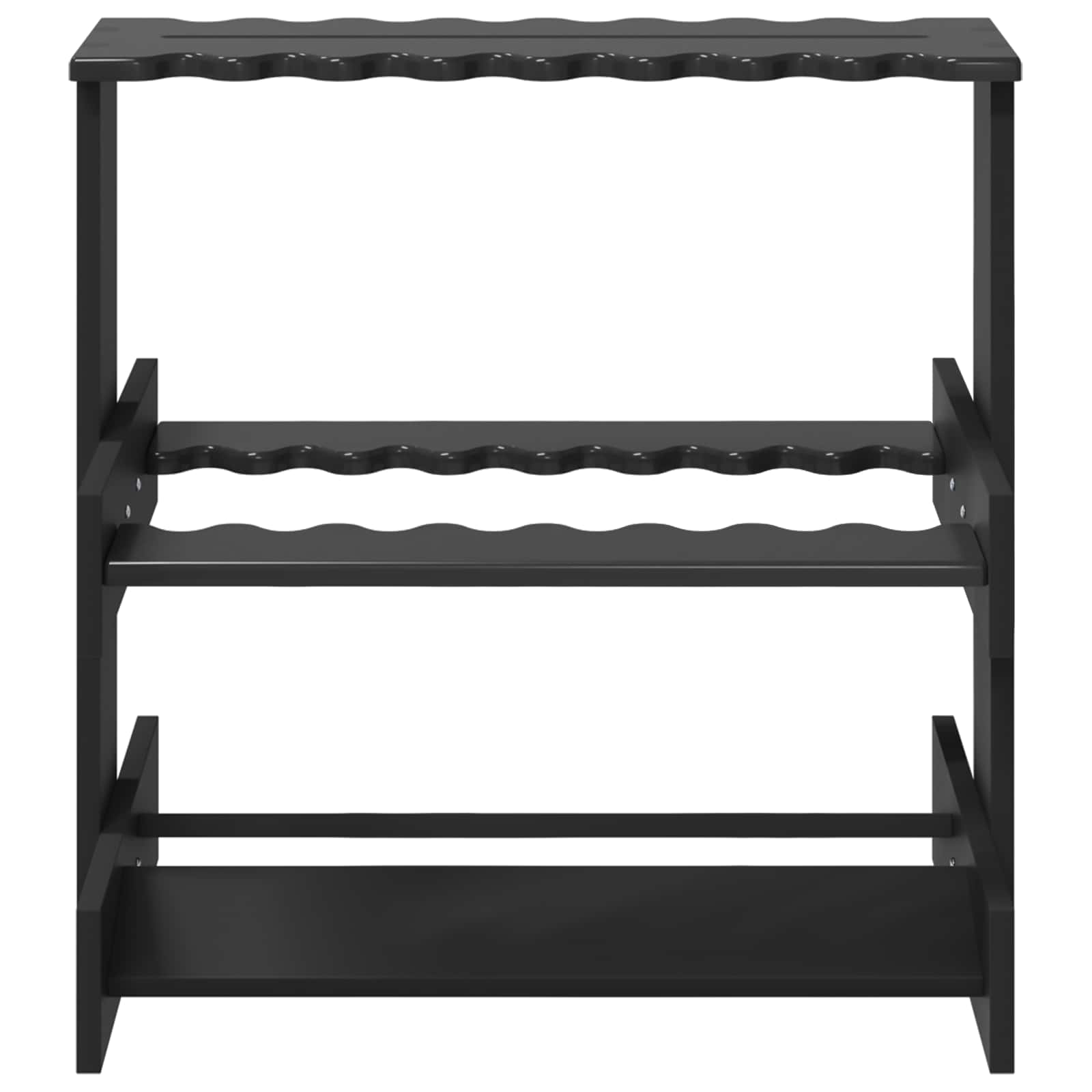 Supporto per stecche da biliardo Legno ingegnerizzato Nero