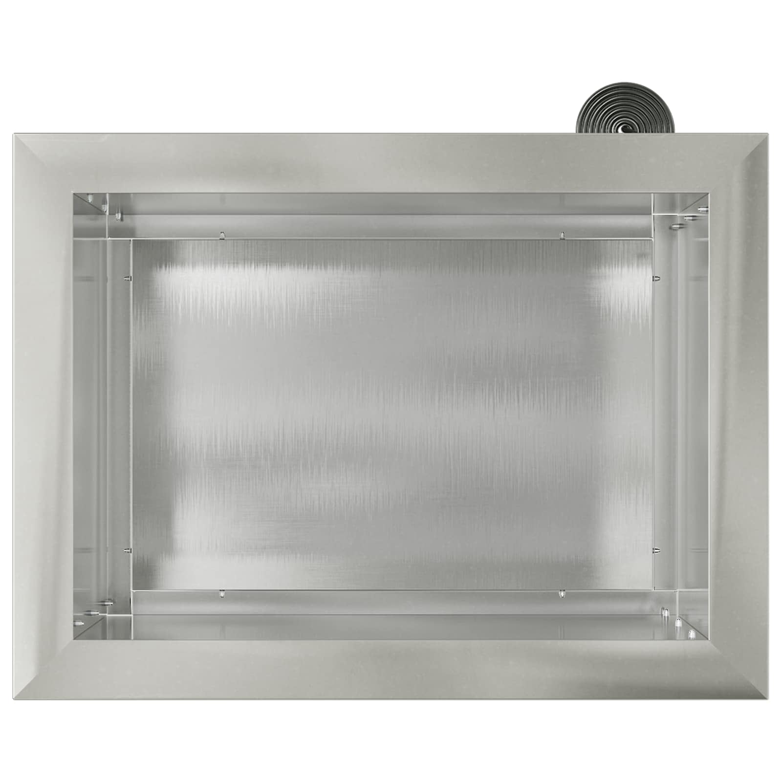 Fioriera da giardino con LED Argento 30 x 40 x 30 cm