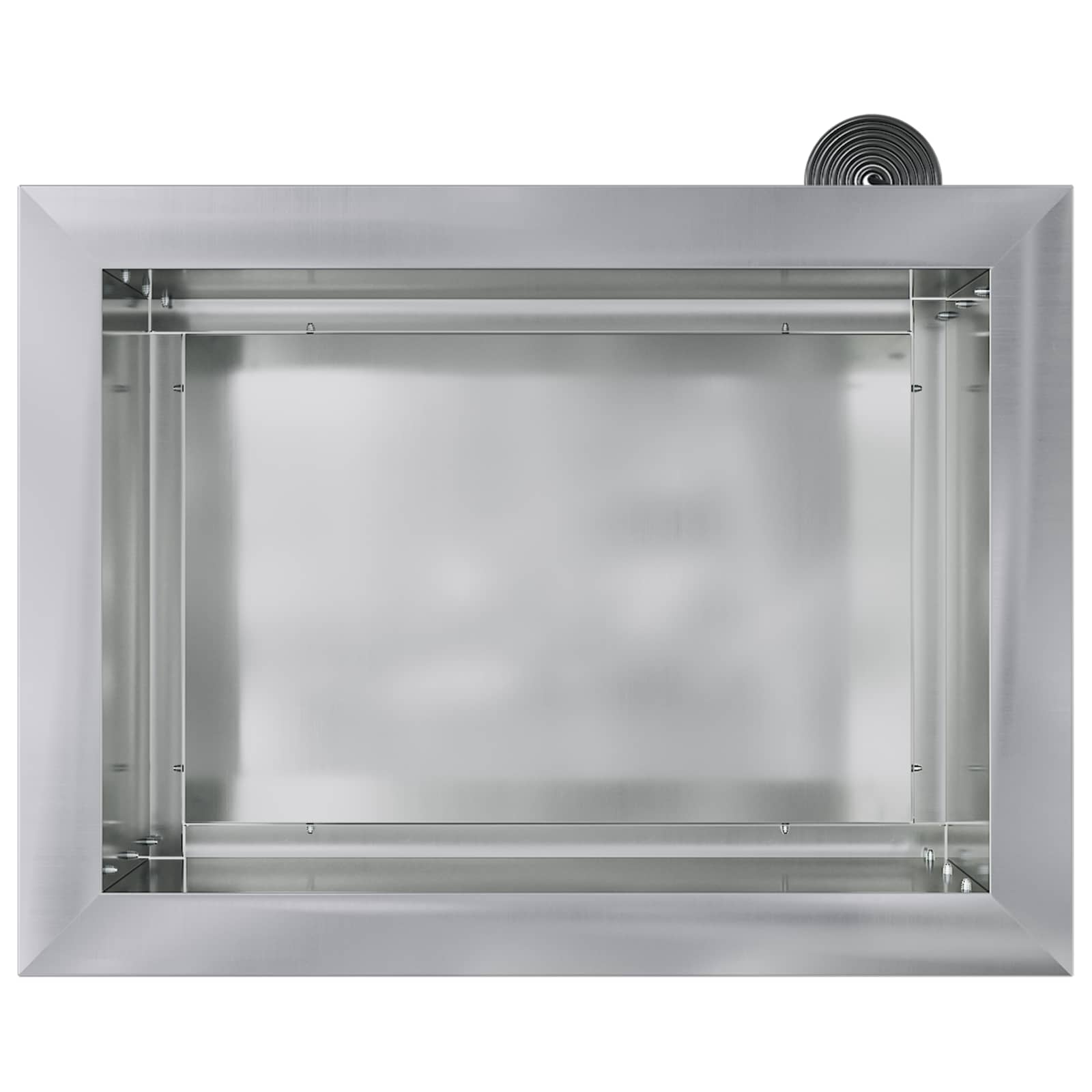 Fioriera da giardino con LED 2 pz Argento 30 x 40 x 30 cm