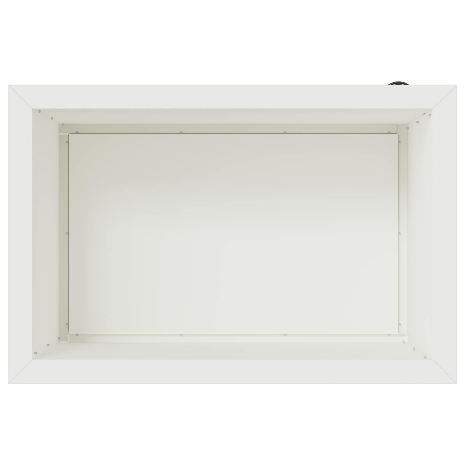 Fioriera da giardino con LED 2 pz Bianco 40 x 60 x 40 cm