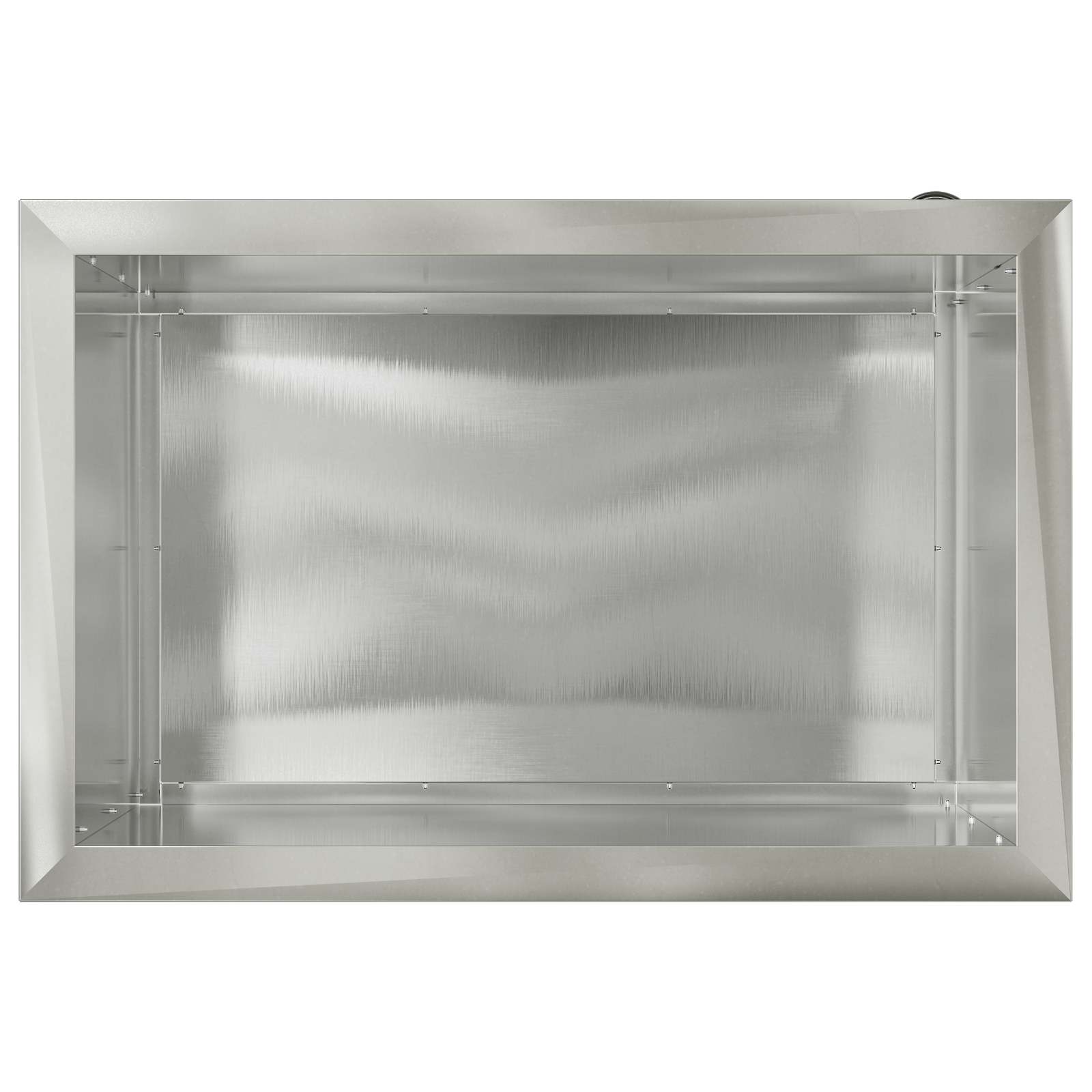 Fioriera da giardino con LED 2 pz Argento 40 x 60 x 40 cm