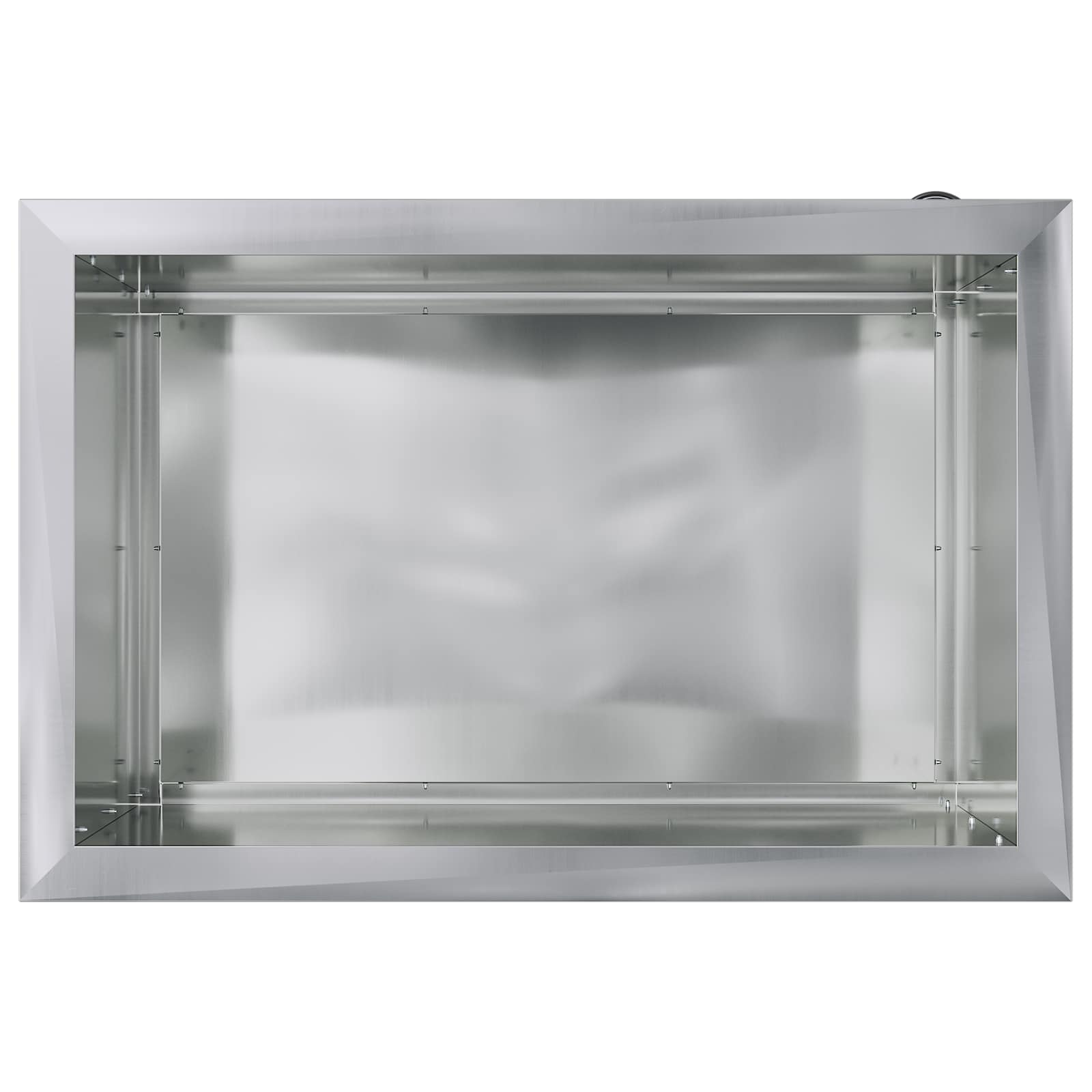 Fioriera da giardino con LED 2 pz Argento 40 x 60 x 40 cm