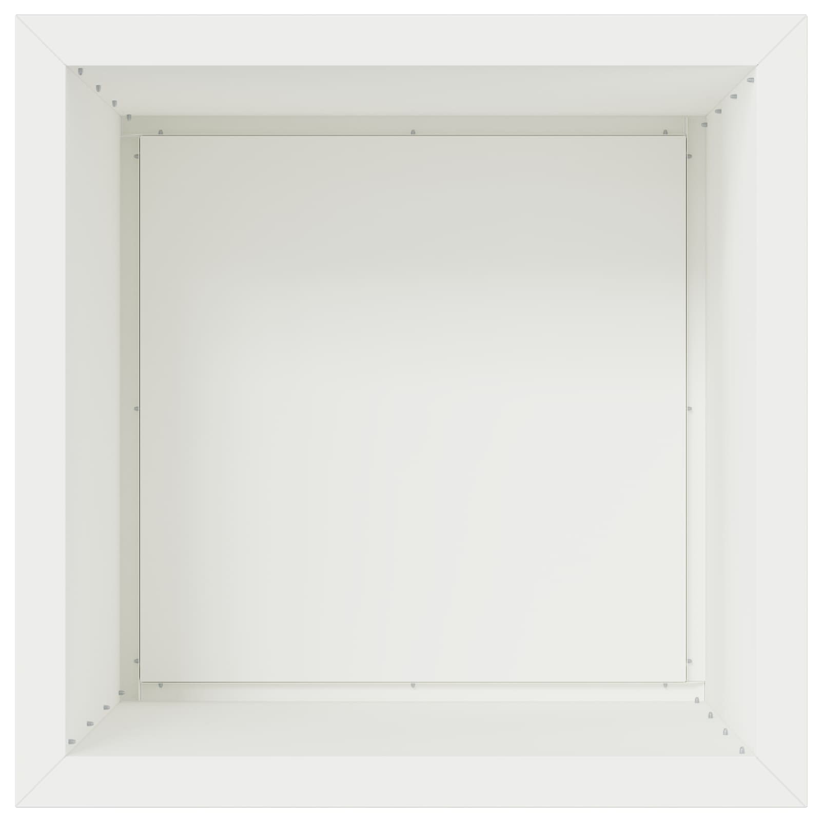 Fioriera da giardino con LED Bianco 50 x 50 x 48 cm Acciaio