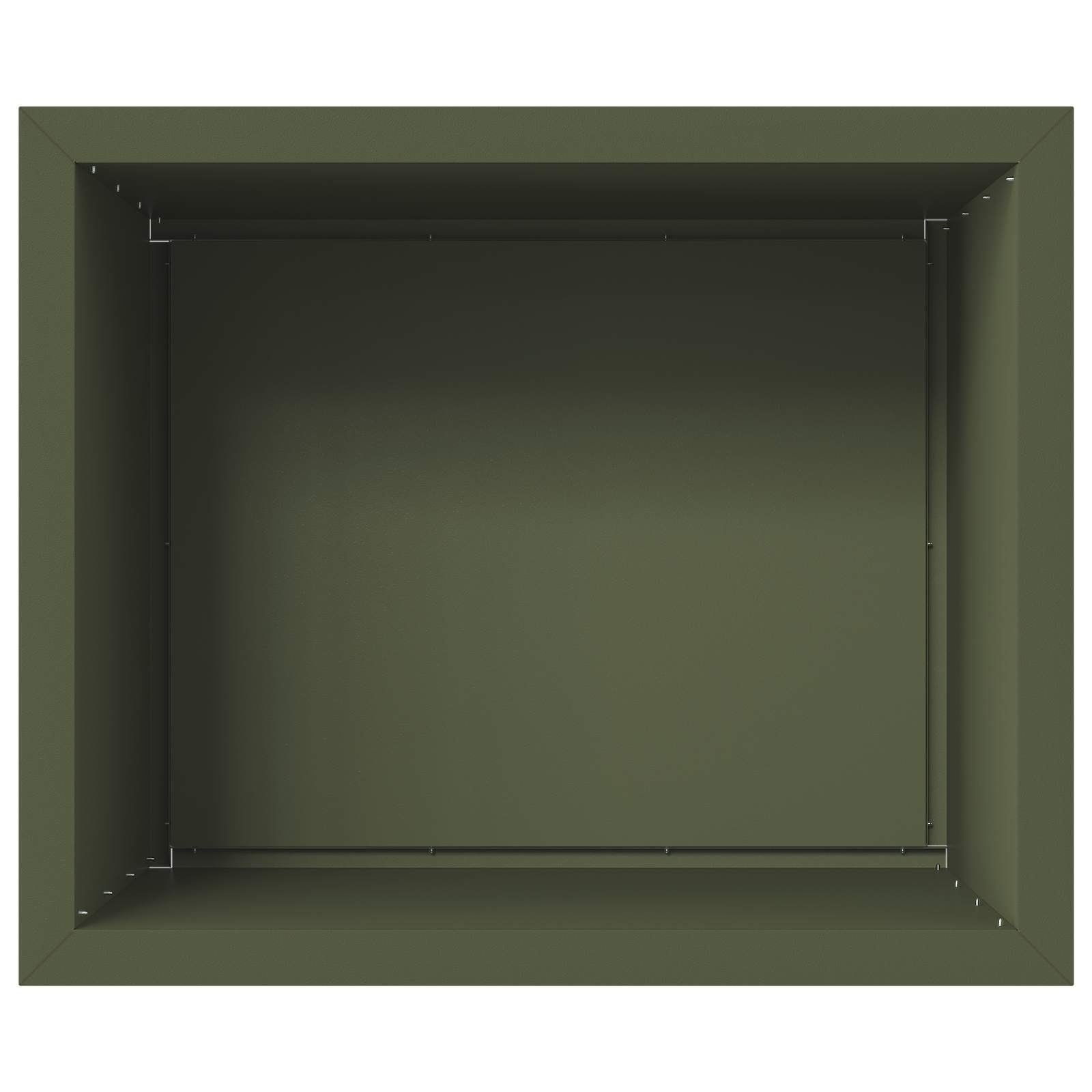 Fioriera da giardino con LED 2 pz Verde Oliva 50 x 60 x 48 cm