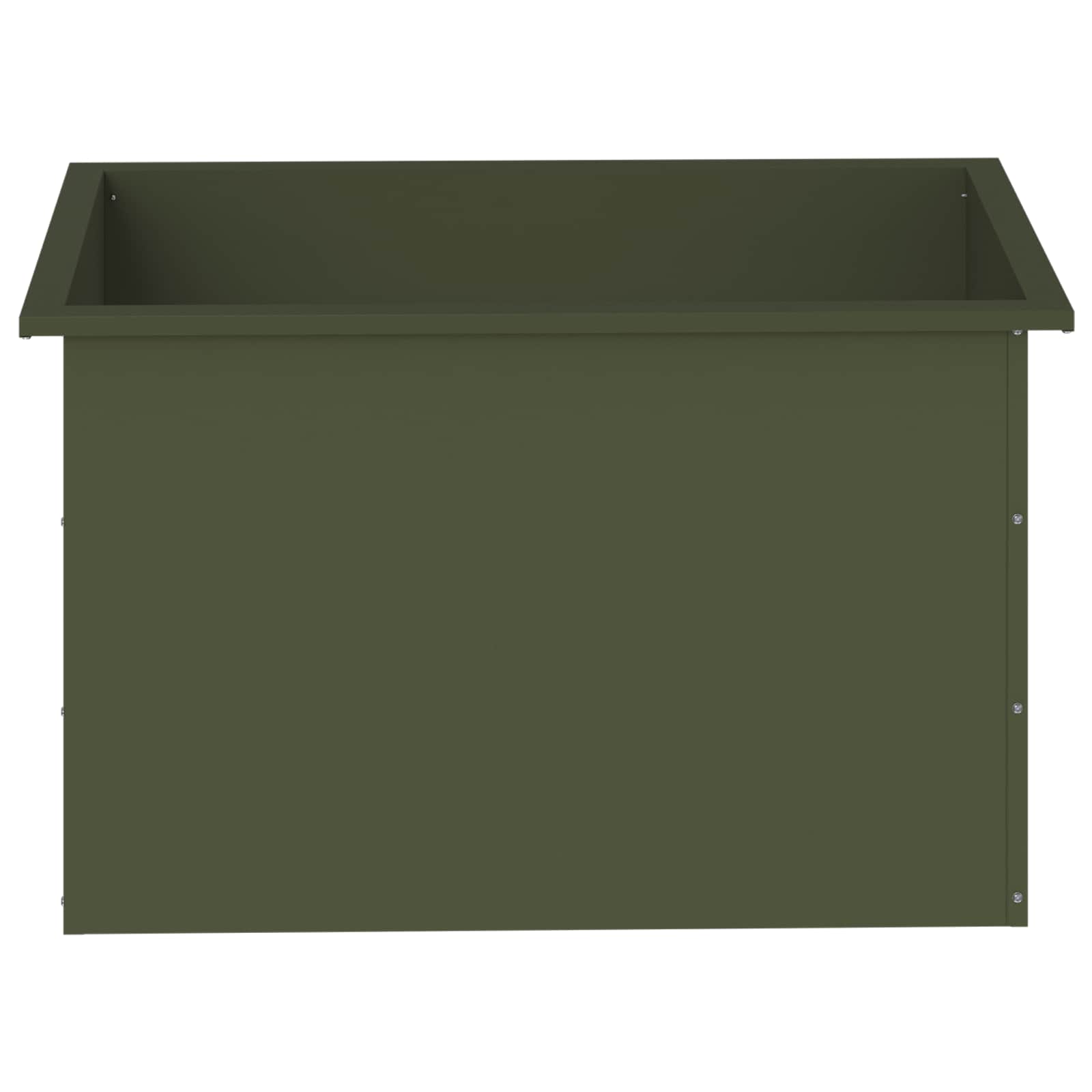 Fioriera da giardino con LED Verde Oliva 50 x 80 x 48 cm