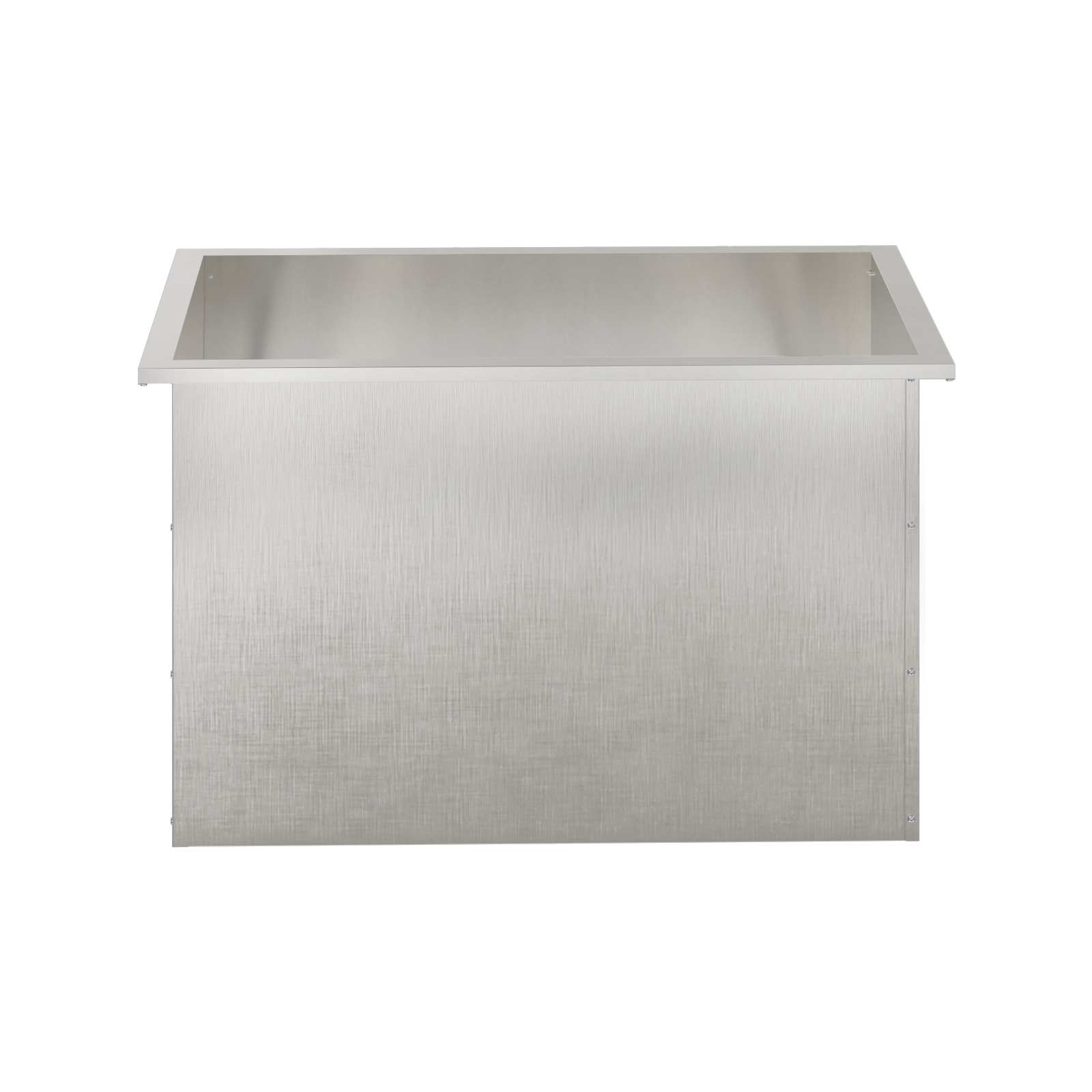 Fioriera da giardino con LED 2 pz Argento 50 x 80 x 48 cm