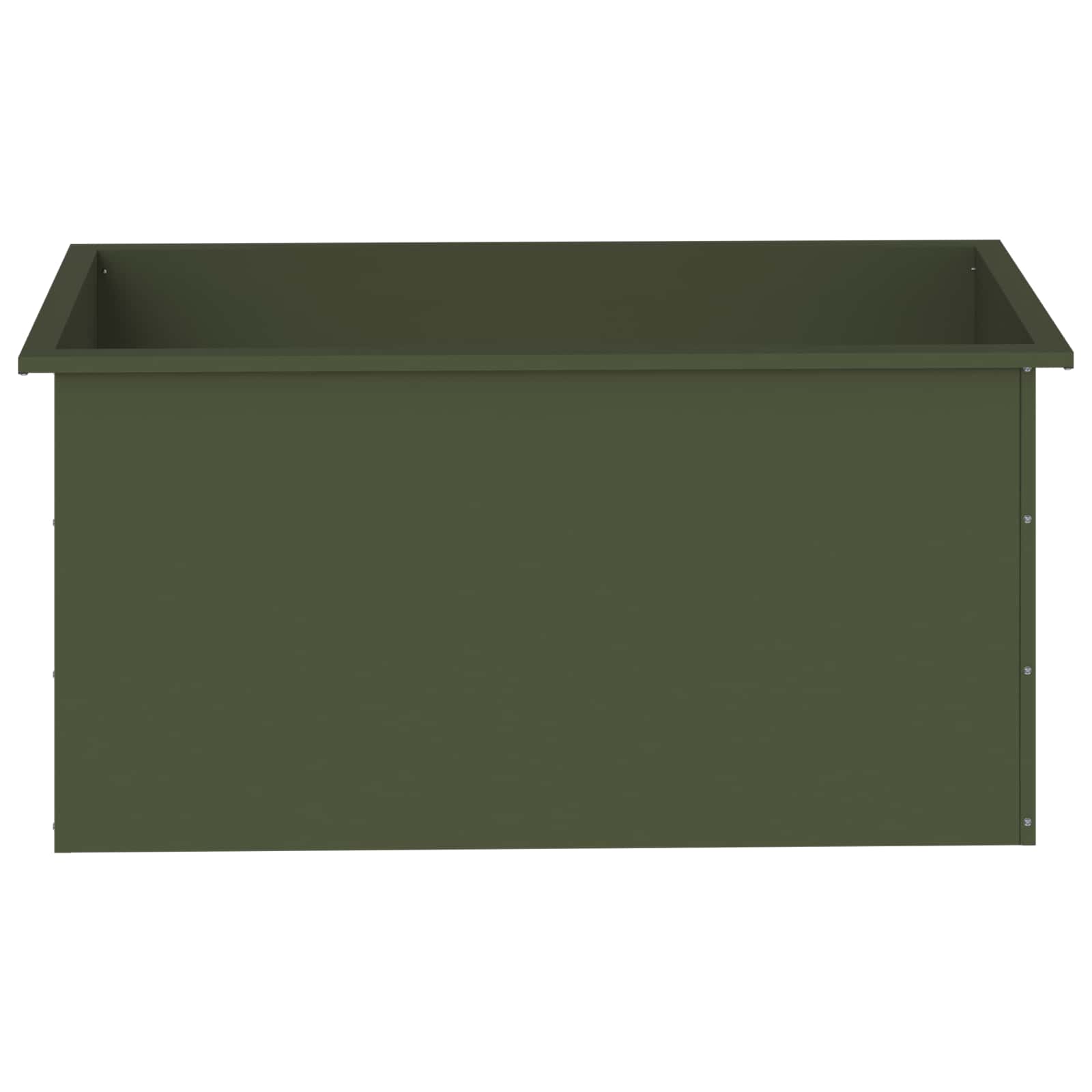 Fioriera da giardino con LED Verde Oliva 50 x 100 x 48 cm