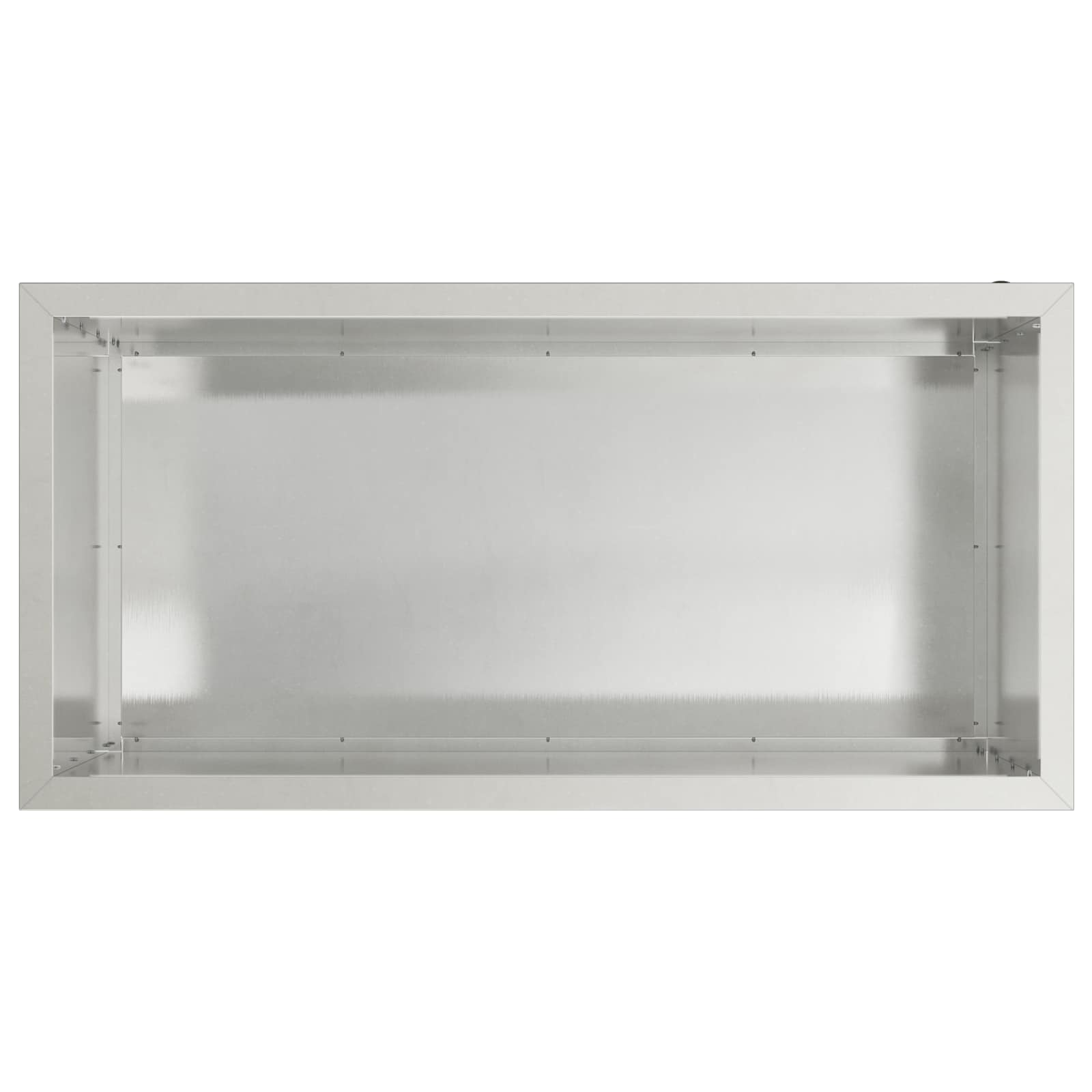 Fioriera da giardino con LED Argento 50 x 100 x 48 cm