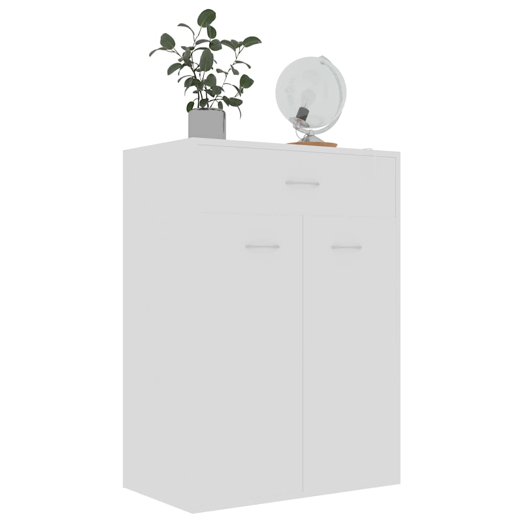 Scarpiera Bianca 60x35x84 cm in Legno Multistrato
