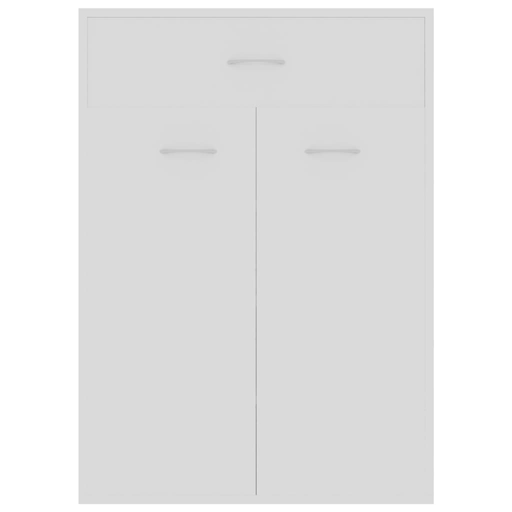 Scarpiera Bianca 60x35x84 cm in Legno Multistrato