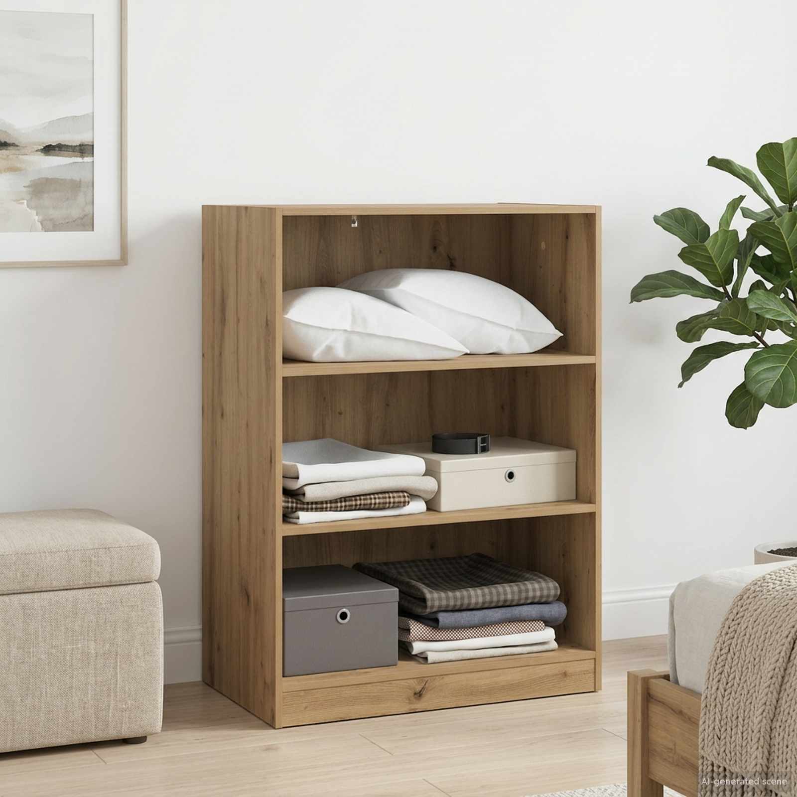 Guardaroba Rovere artigianale 77 x 48 x 102 cm